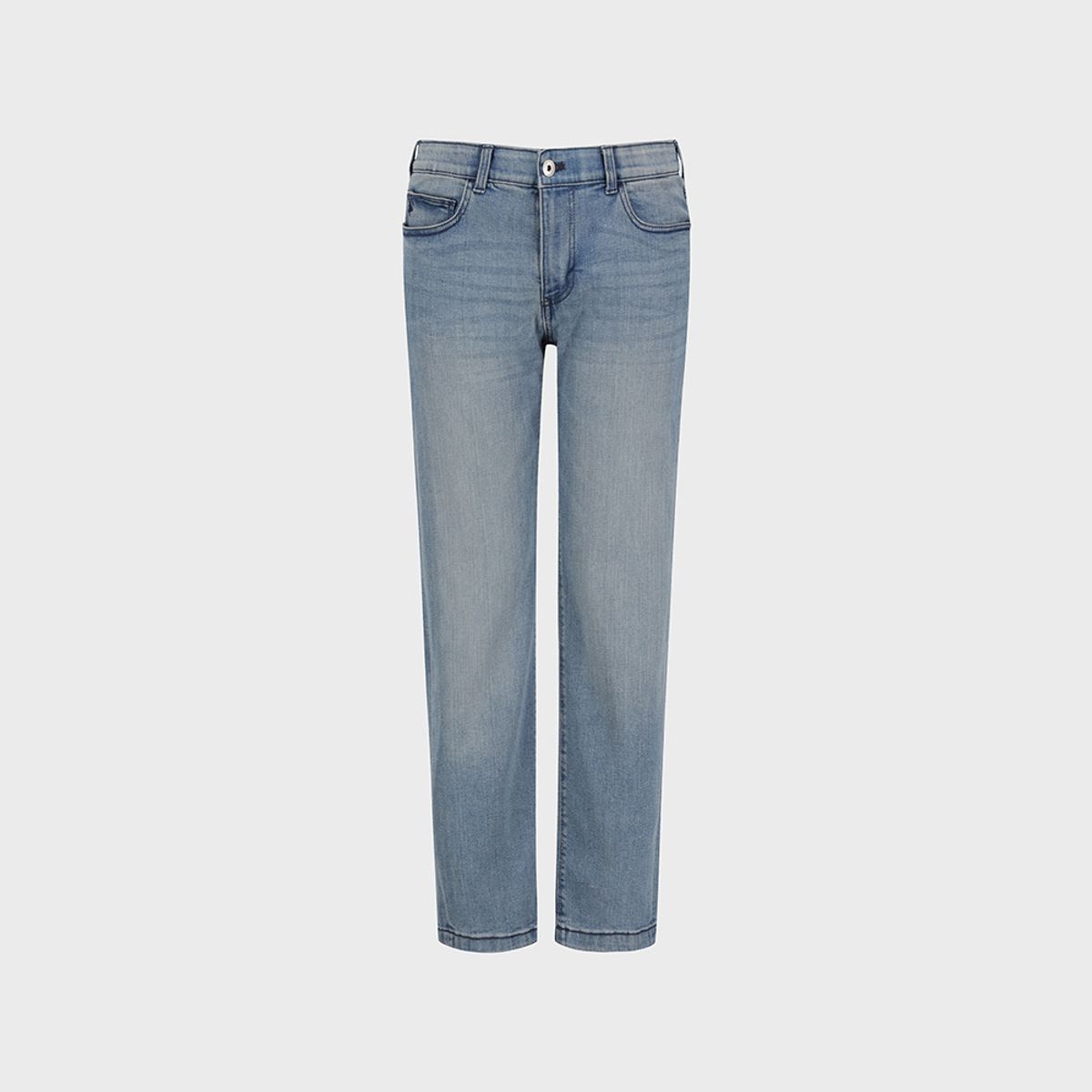 올젠(OLZEN) 남성) 워싱 데님 팬츠_ZAF5DP1901LBL