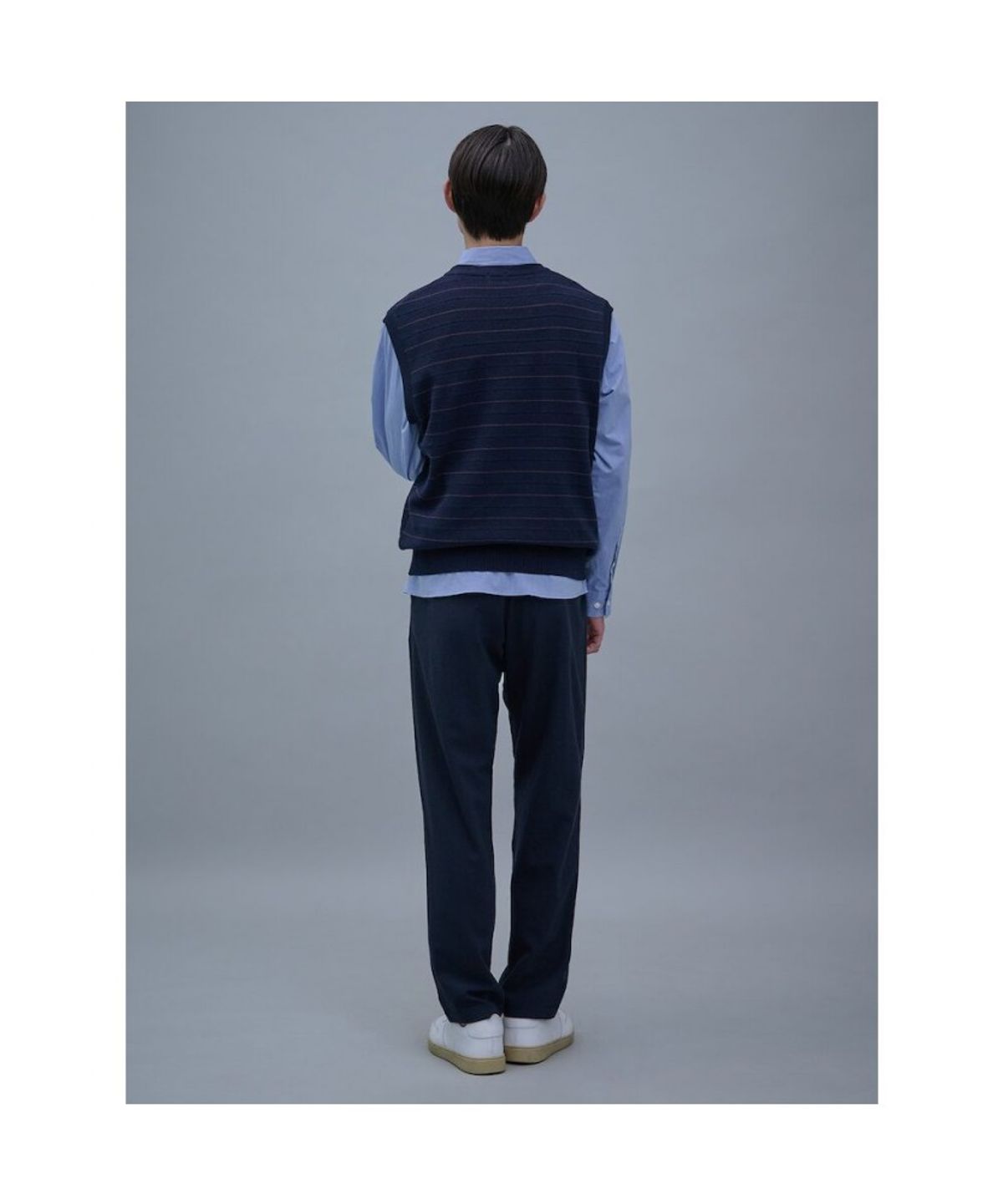 시프트지(SHIFT.G) Round Vest  Navy