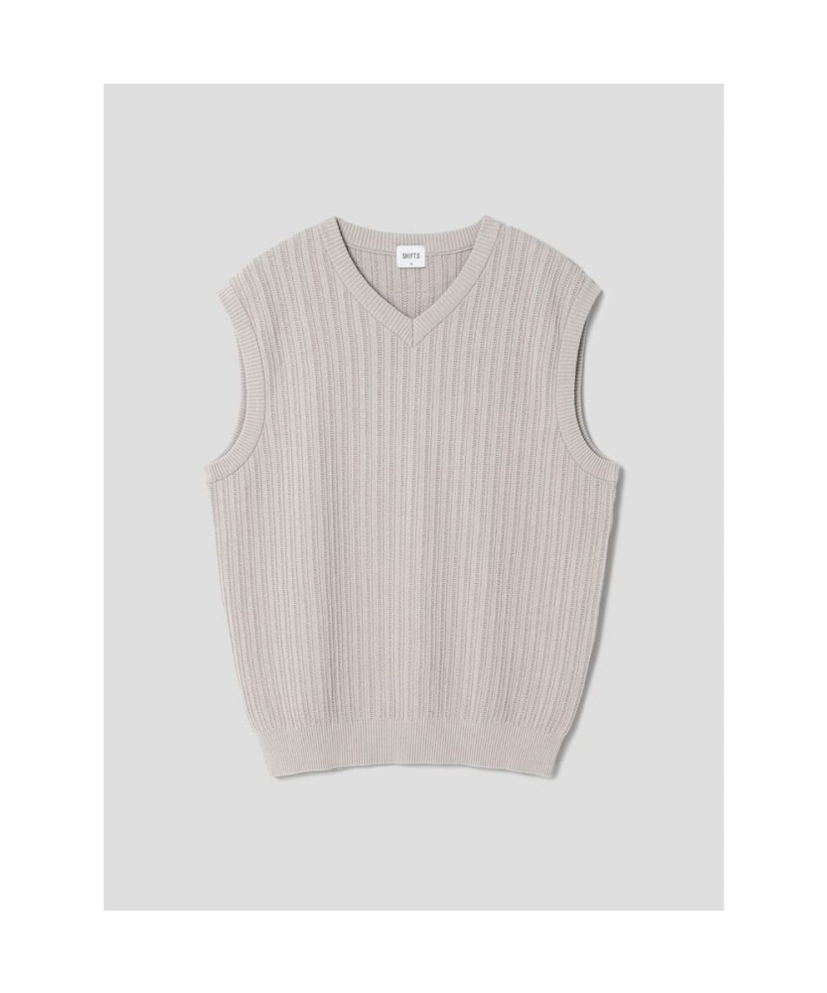 시프트지(SHIFT.G) Vneck Vest  Beige