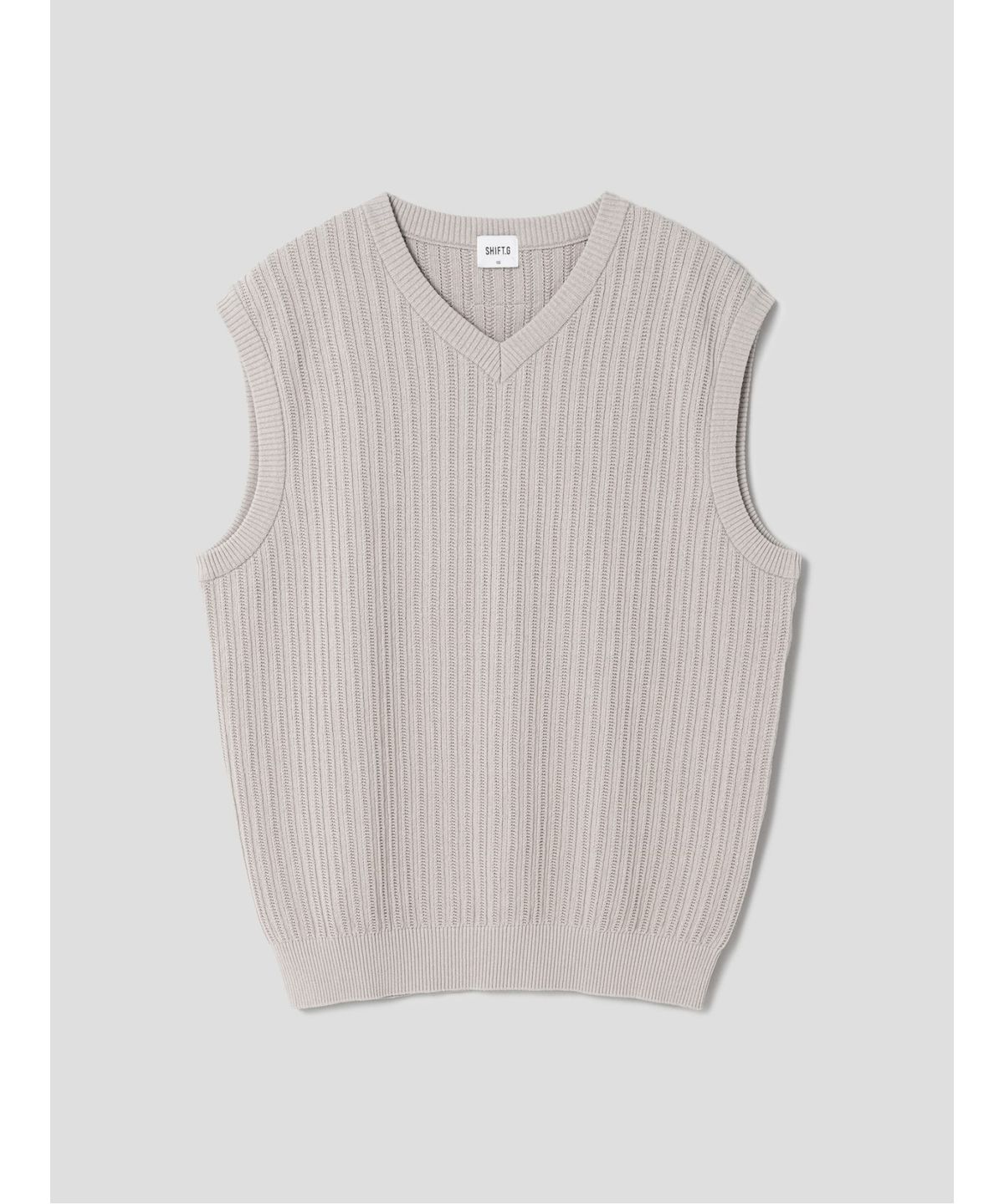 시프트지(SHIFT.G) Vneck Vest  Beige
