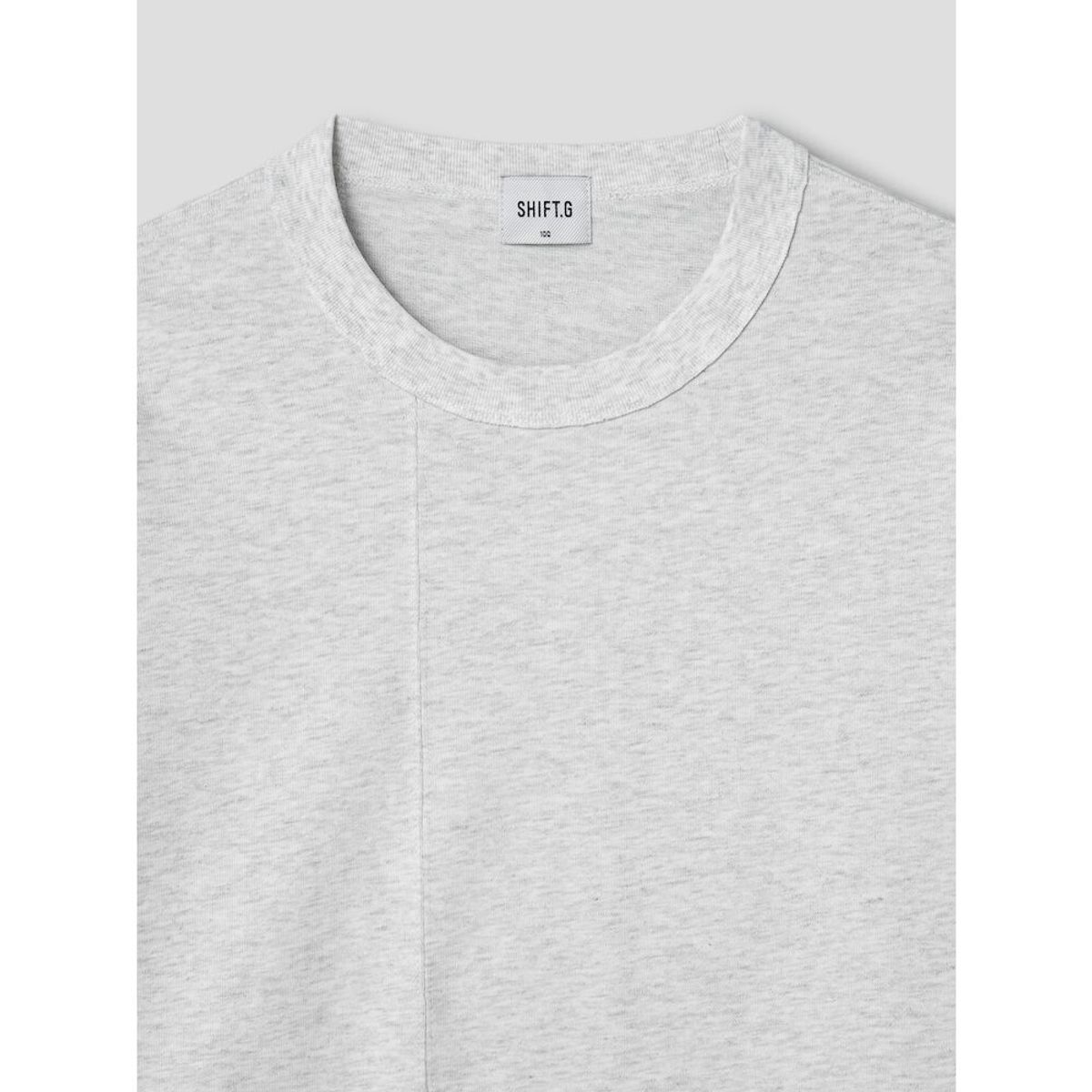 시프트지(SHIFT.G) Jersey Patch Round T  Light Grey