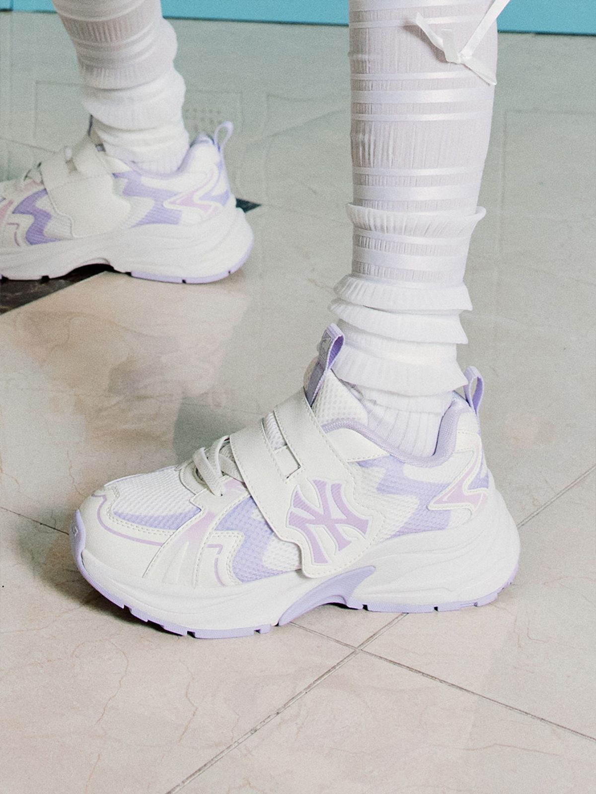 엠엘비 키즈(MLB KIDS) 커브 러너 NY (L.Lavender)