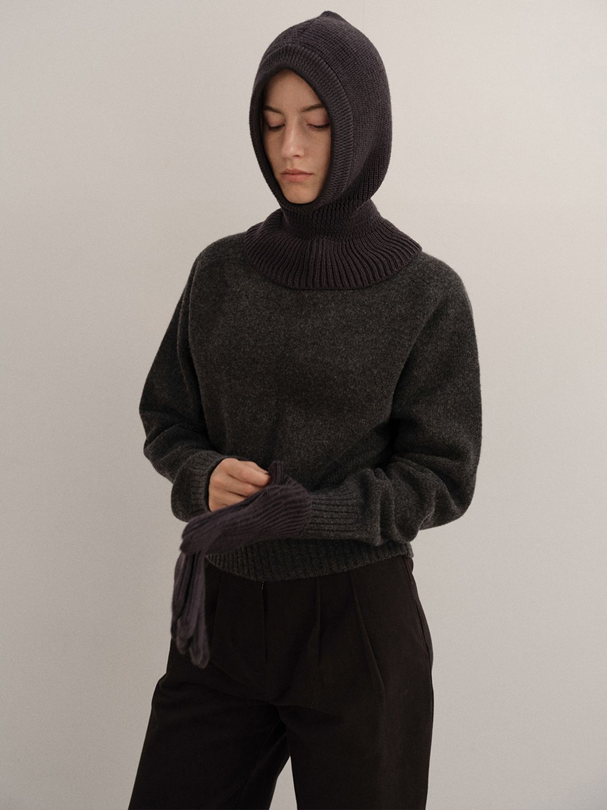 로트(LOTE) Wool balaclava_2 Color