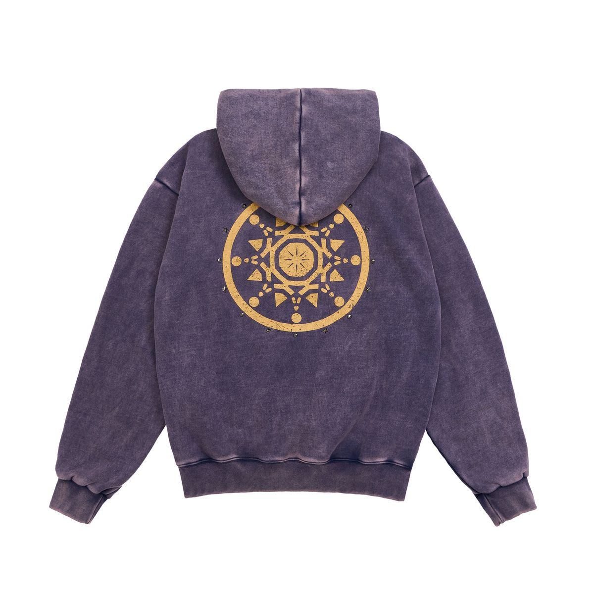 노쿨러스(NOSCOULEURS) ETHINIC STUD ZIP HOODIE PURPLE