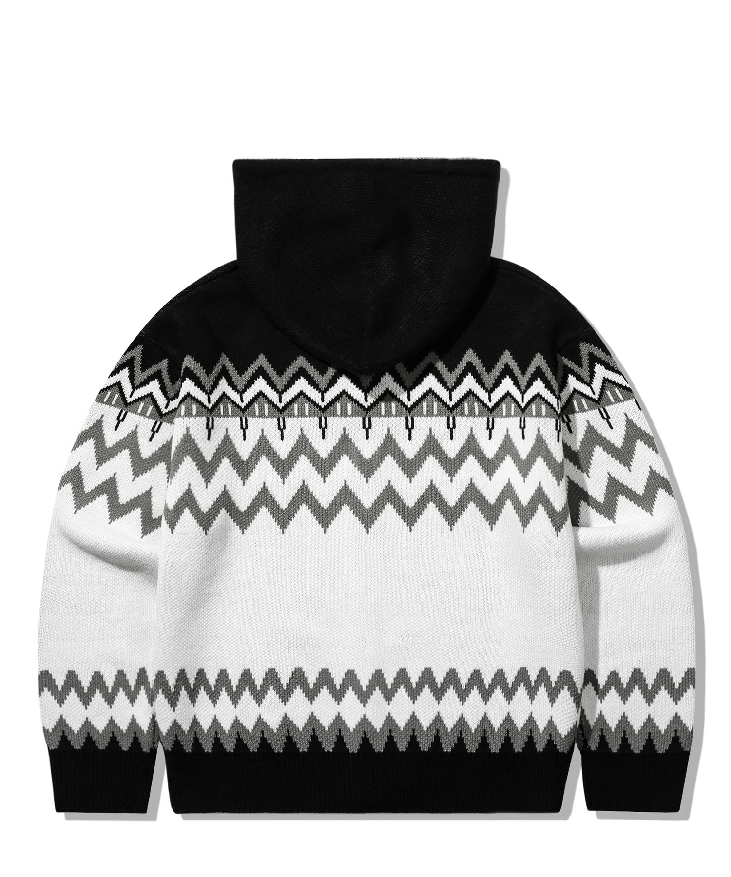 パーカー・フーディ [TRILLION] Washable Nordic Jacquard 2WAY Hood Zip Up Knit MUSINSA | TRILLION Washable Nordic Jacquard 2WAY Hooded Zip