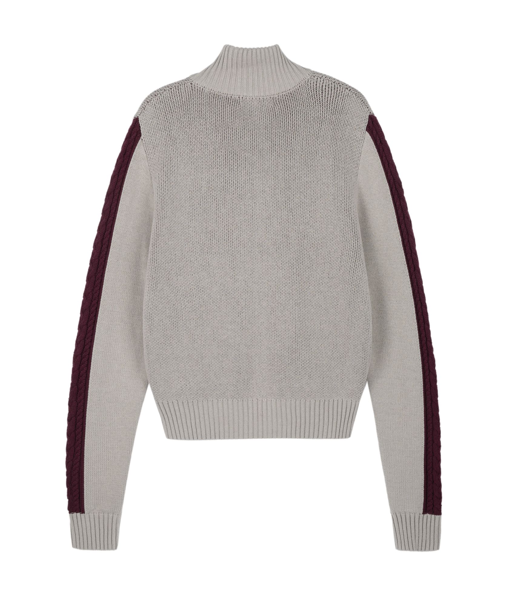 ◆24FW AAKAM Sun Jacquard Zip-Up Sweater/2色◆ MUSINSA | AAKAM Sun Jacquard Zip-Up Sweater (Light Gray)