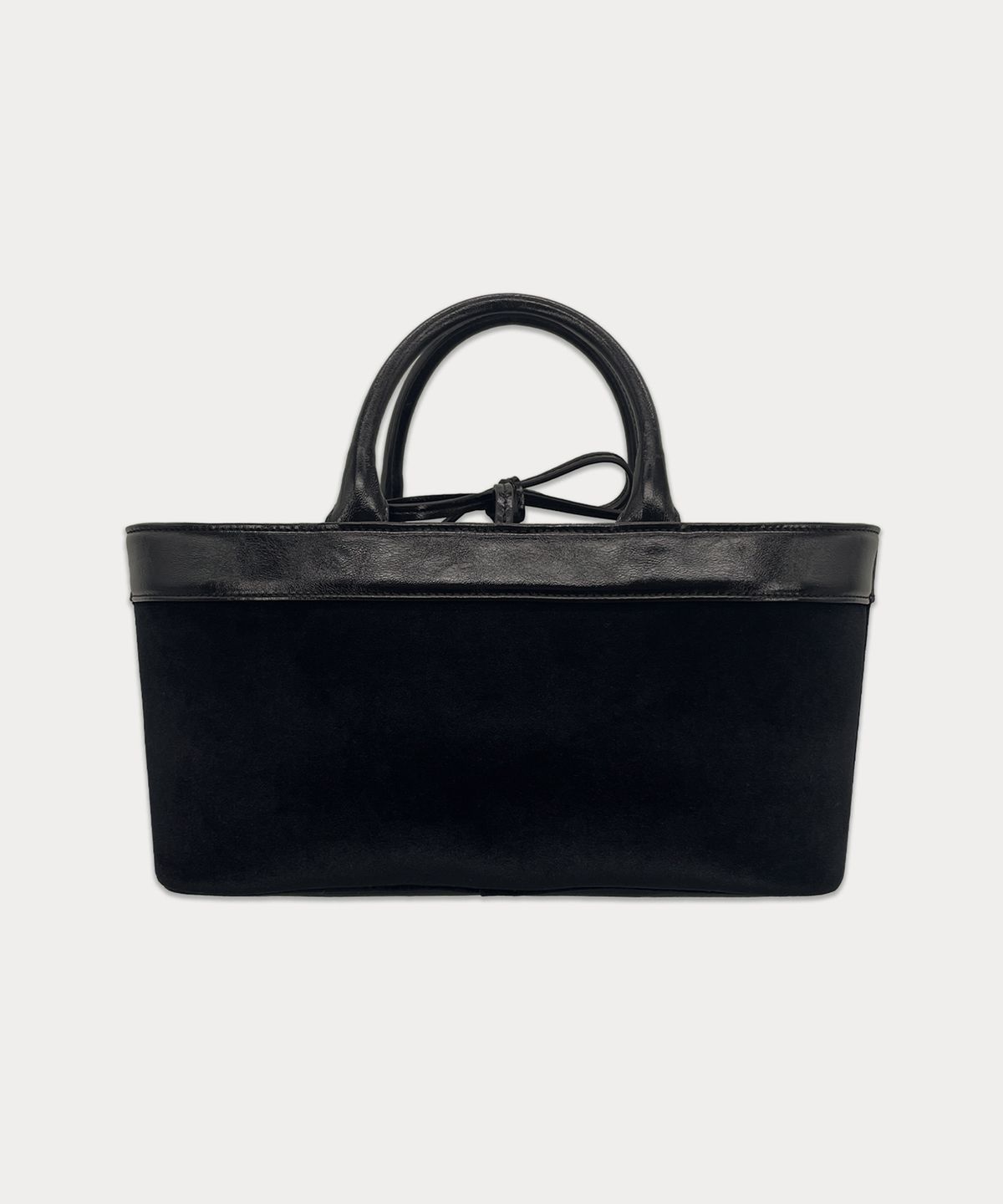 썸웨어버터(SOMEWHEREBUTTER) Velvet Half Dear Tote Bag - Velvet Black