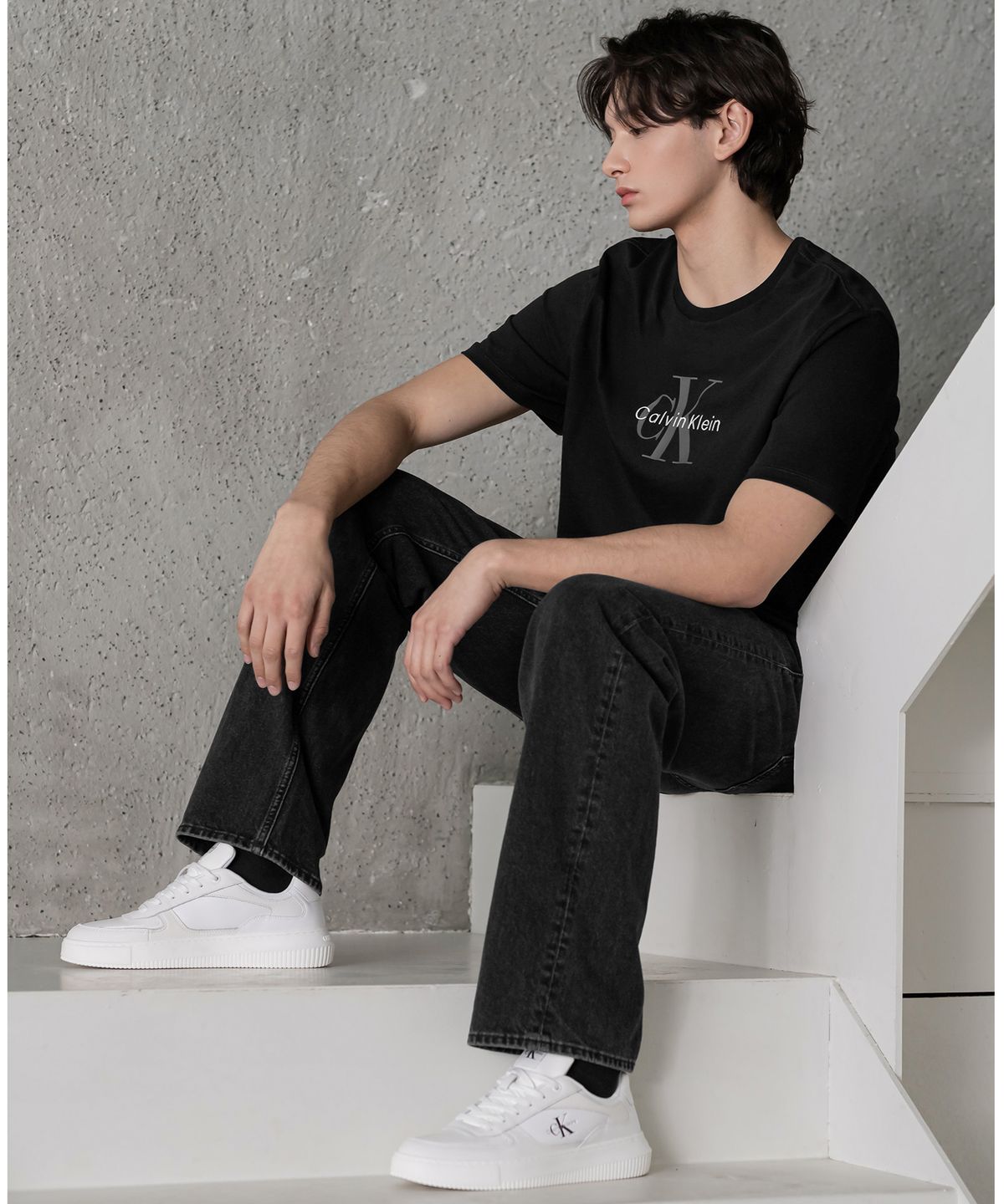 캘빈클라인 진(CALVIN KLEIN JEANS) 말모 메타 스니커즈 YM01327 0K4