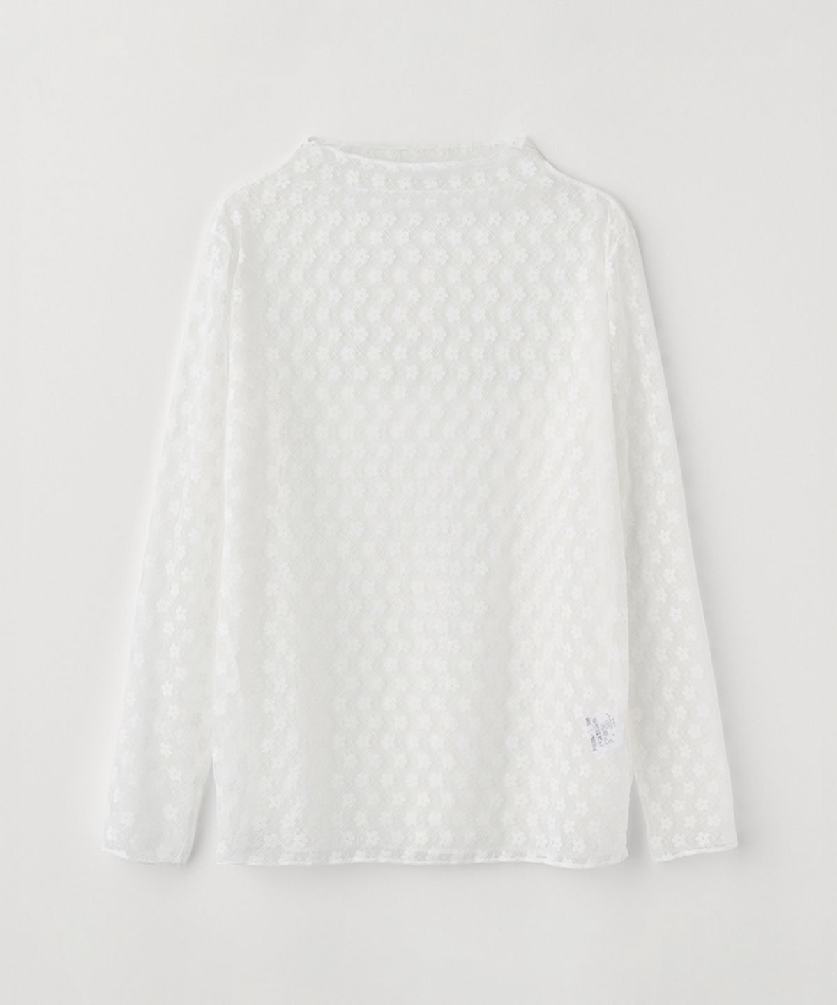 셀리테일즈(CELITAILS) FLOWER LACE LAYERED T-SHIRT_WHITE
