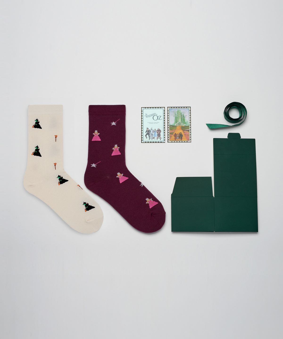 스튜디오 싹스탑(STUDIO SOCKSTOP) [2PACK] 오즈의 마법사 크루 삭스_7colors