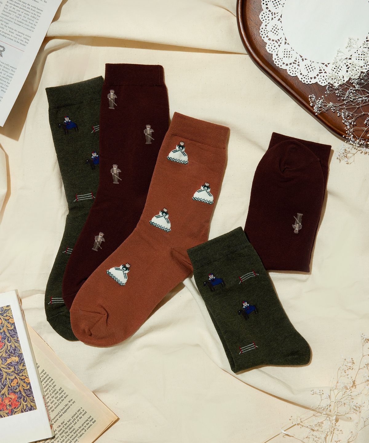 스튜디오 싹스탑(STUDIO SOCKSTOP) [2PACK] 바람과함께 사라지다_6colors