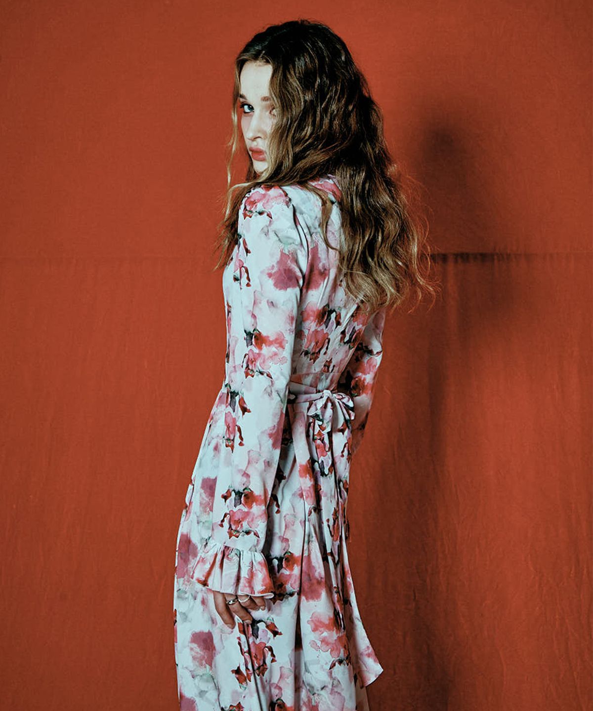 비아락테아(VIA LACTEA) floral maxi dress