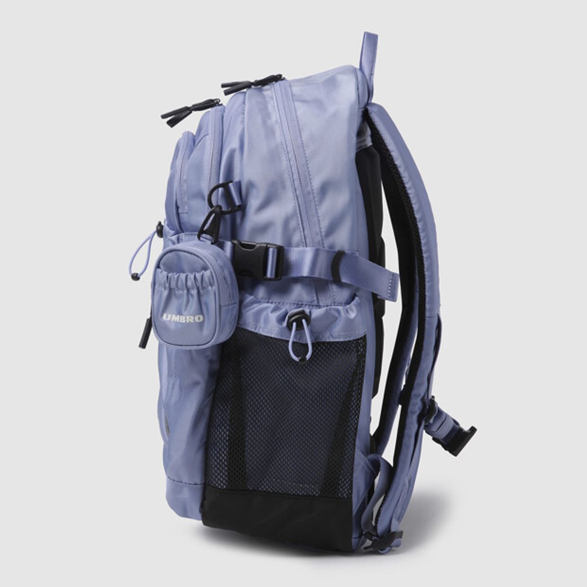 엄브로(UMBRO) 트위스트 베이직 백팩 (23L)_미니 파우치 퍼플(UQ123CBP12)