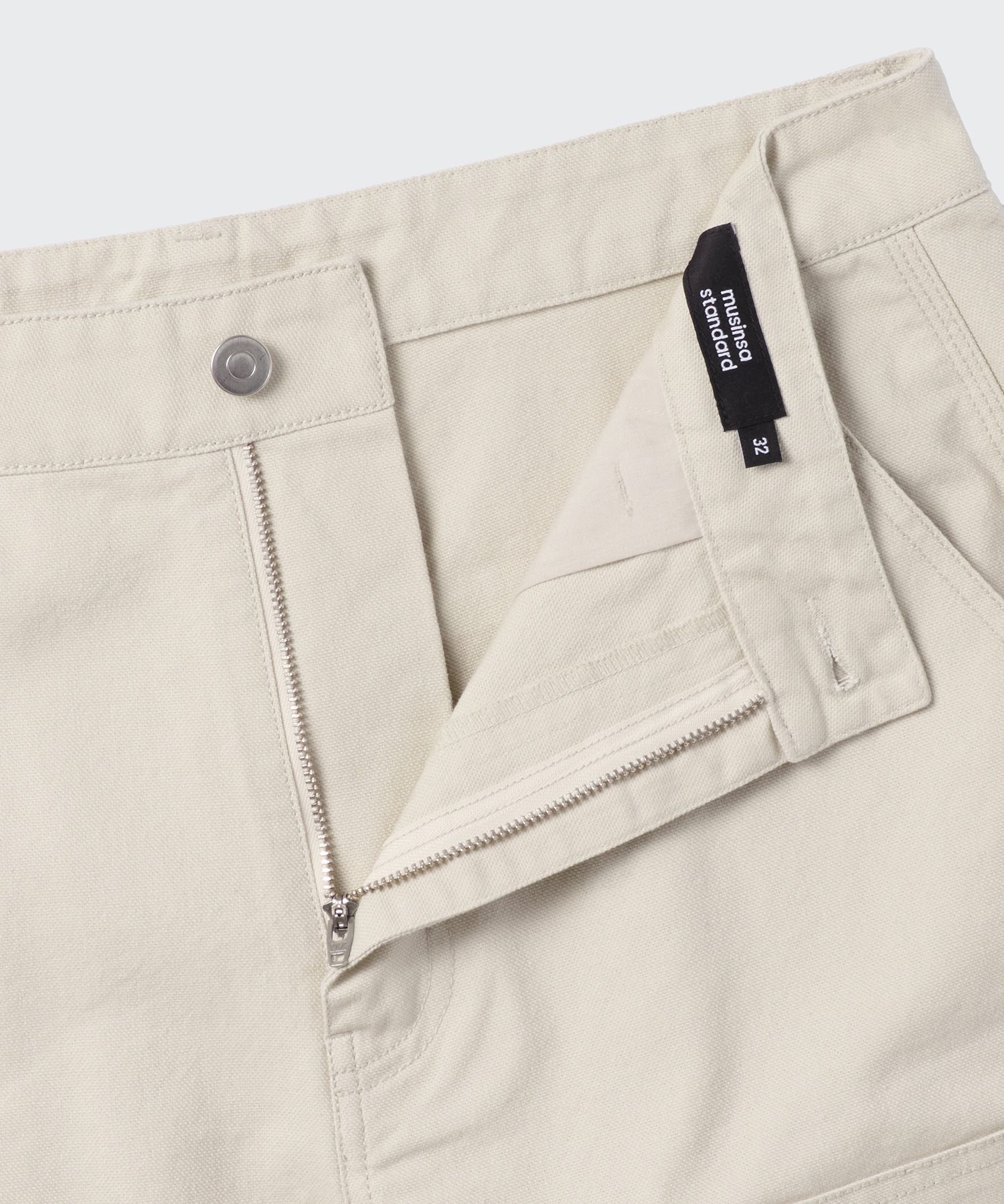MUSINSA | MUSINSA STANDARD Canvas Wide Double Knee Carpenter