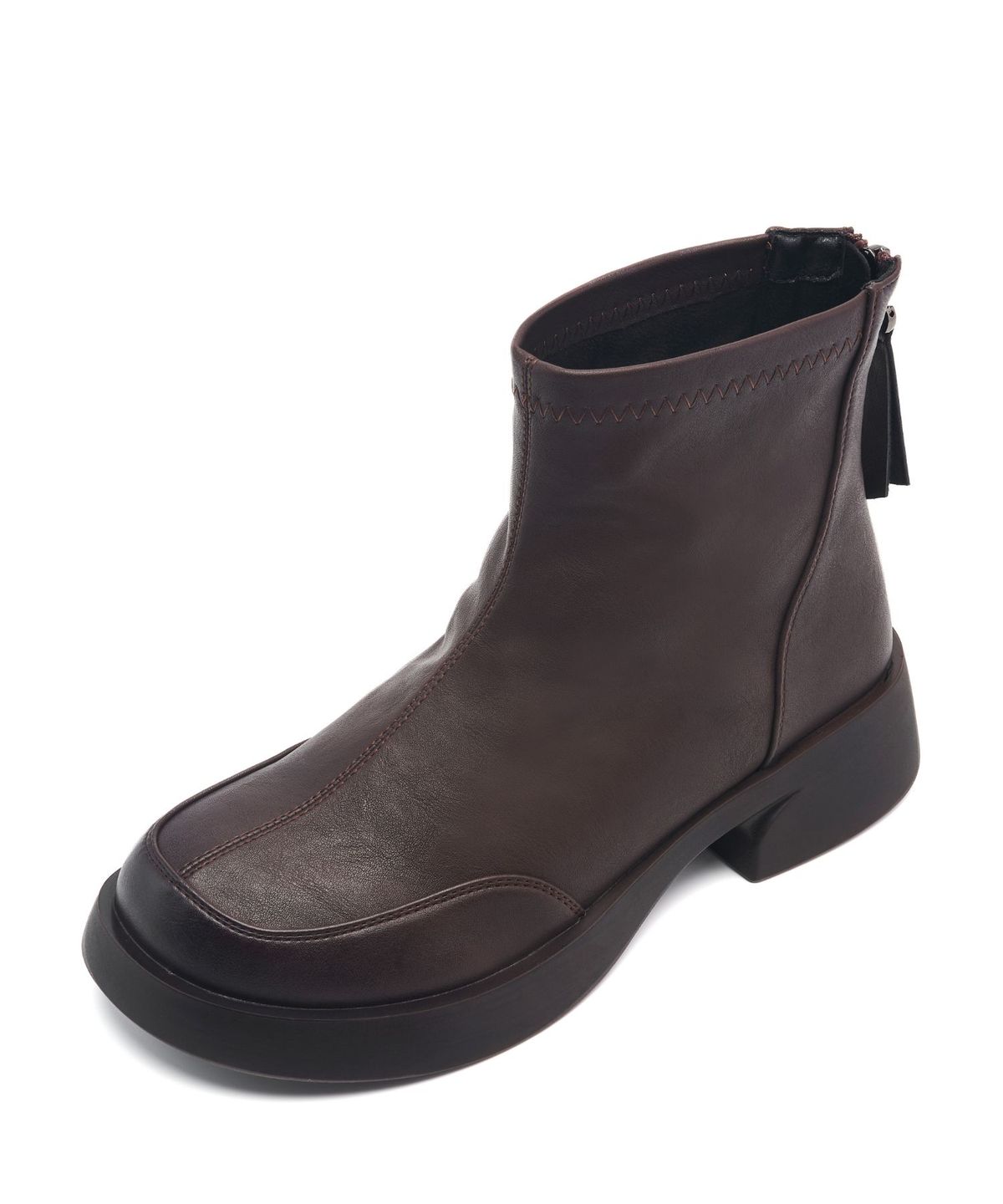 스퍼(SPUR) Colin Round Edge 앵클 부츠 3.5cm -UA9077 (2color)