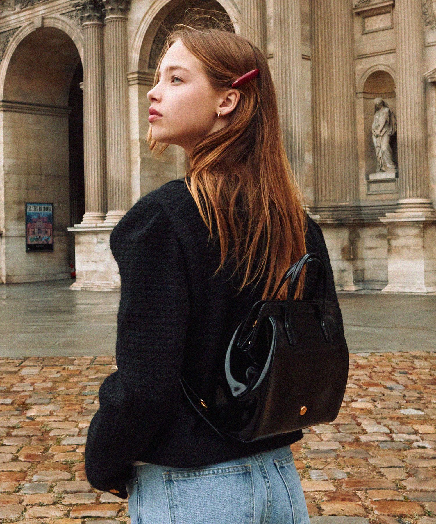 MUSINSA | LEMEME Sac Beau Black