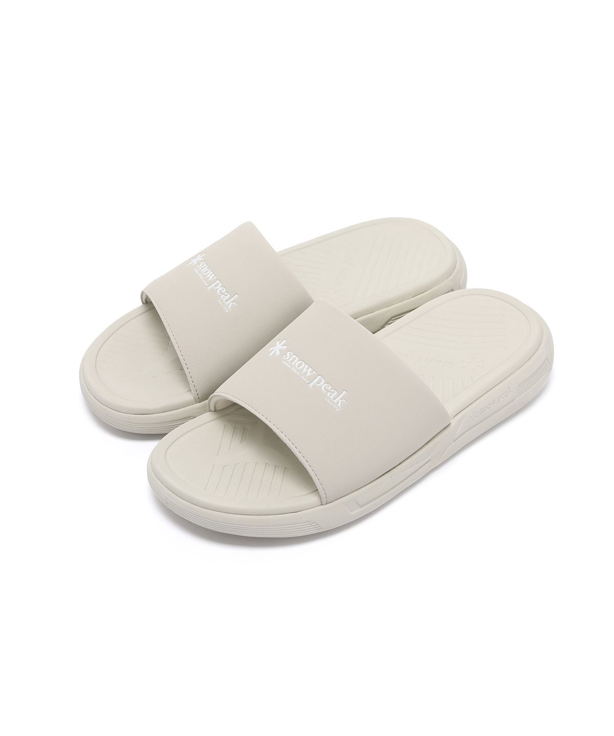 스노우피크 어패럴(SNOWPEAK APPAREL) 랜드 슬라이드 (S25ZUFSD35) Light Beige