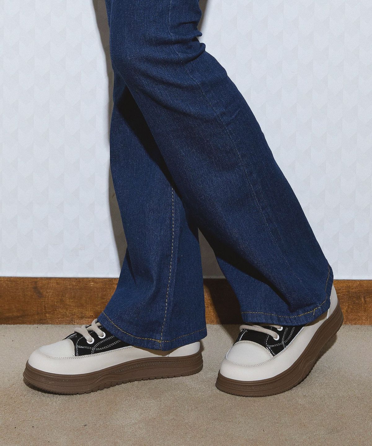 스퍼(SPUR) Boilean 소가죽 스니커즈 3cm -UA9078 (2color)