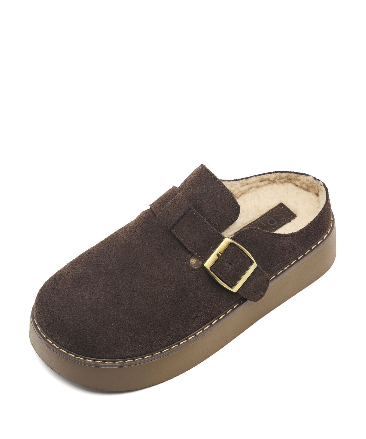 스퍼(SPUR) Bleubon 소가죽 스웨이드 슬리퍼 3.5cm -UA9083 (3color)