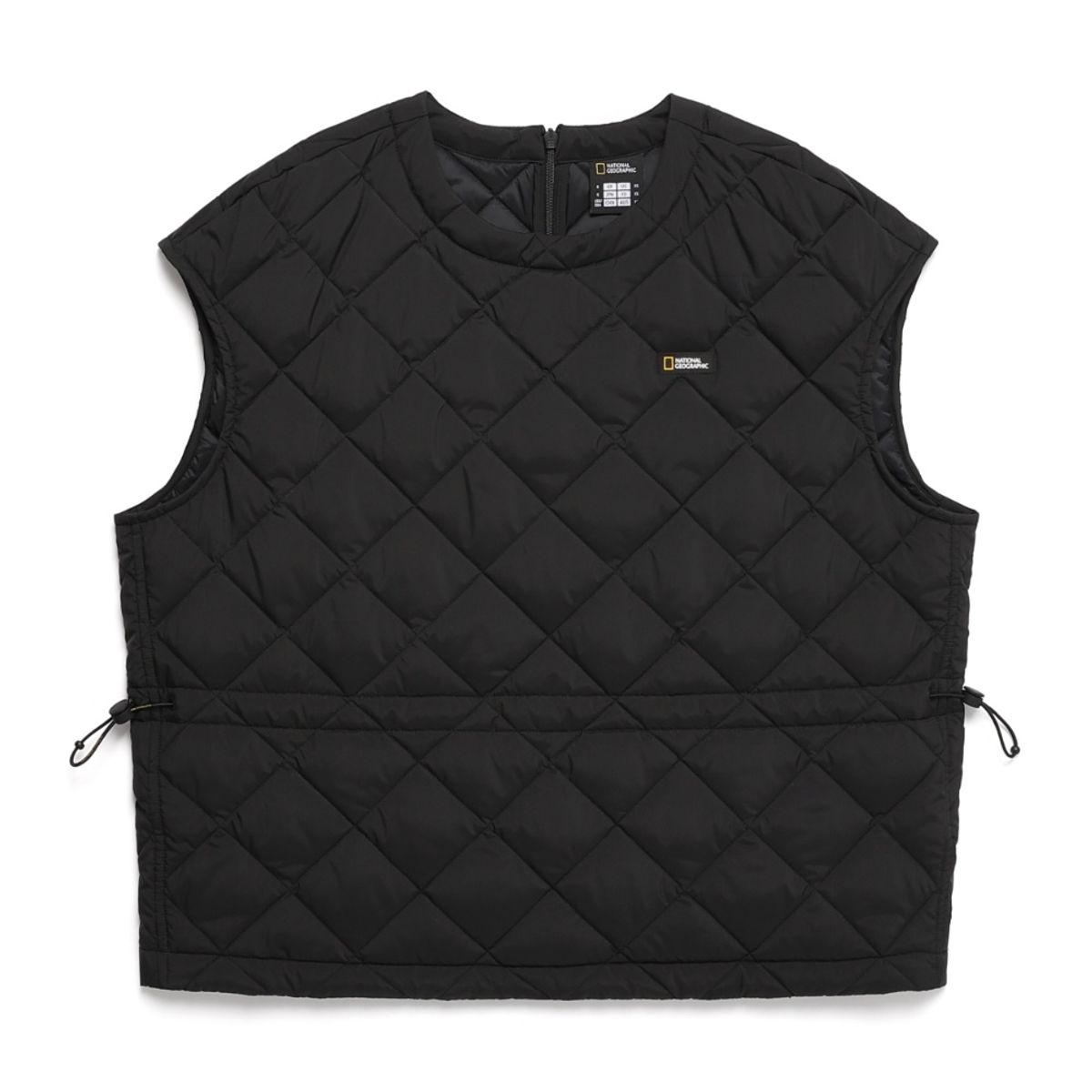 내셔널지오그래픽(NATIONALGEOGRAPHIC) N244WPV010 여성 엘크 패딩 베스트형 티셔츠 CARBON BLACK