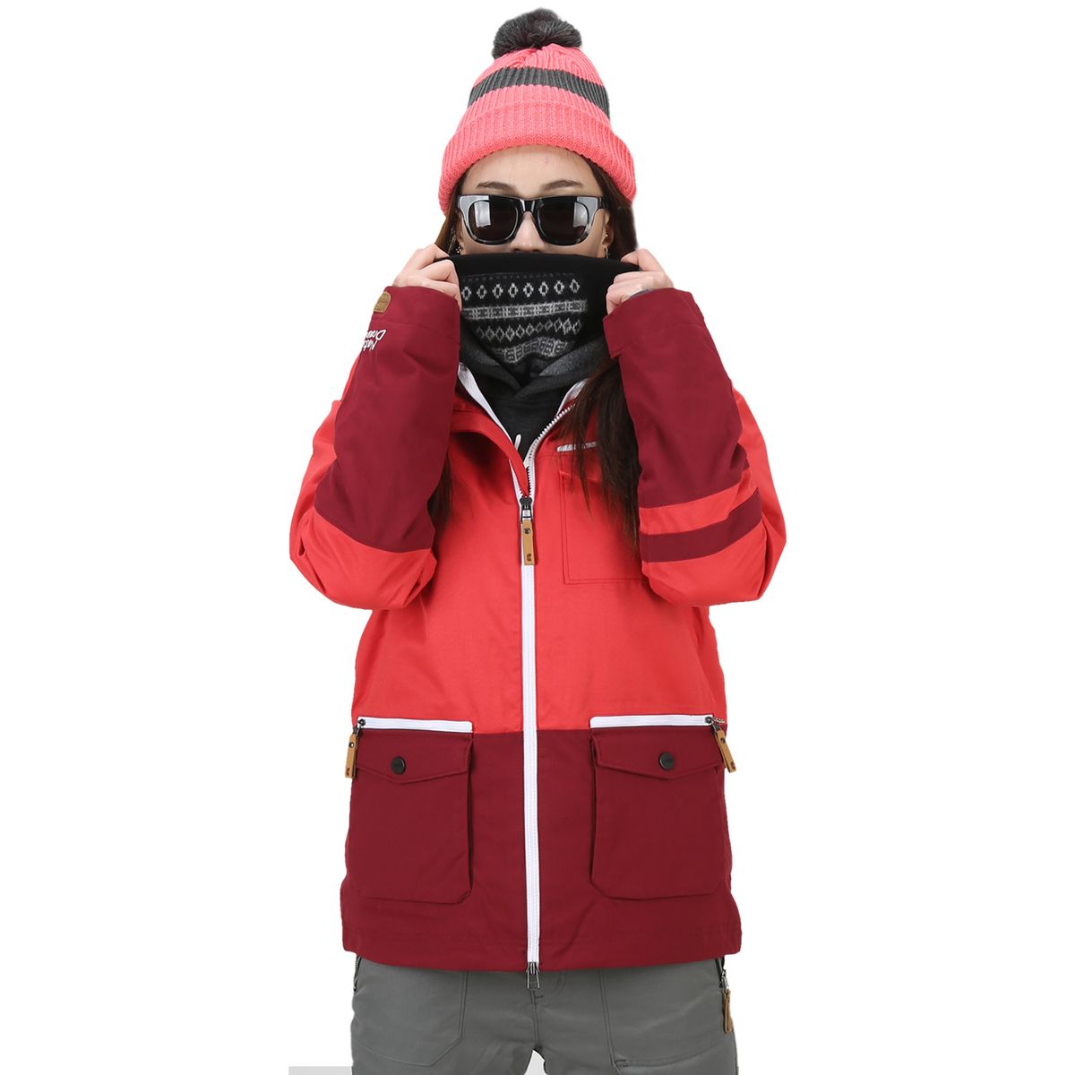 욥스(YOBS) 여성 스노보드복/스키복 고어텍스기능 노패딩 자켓 Hester II J