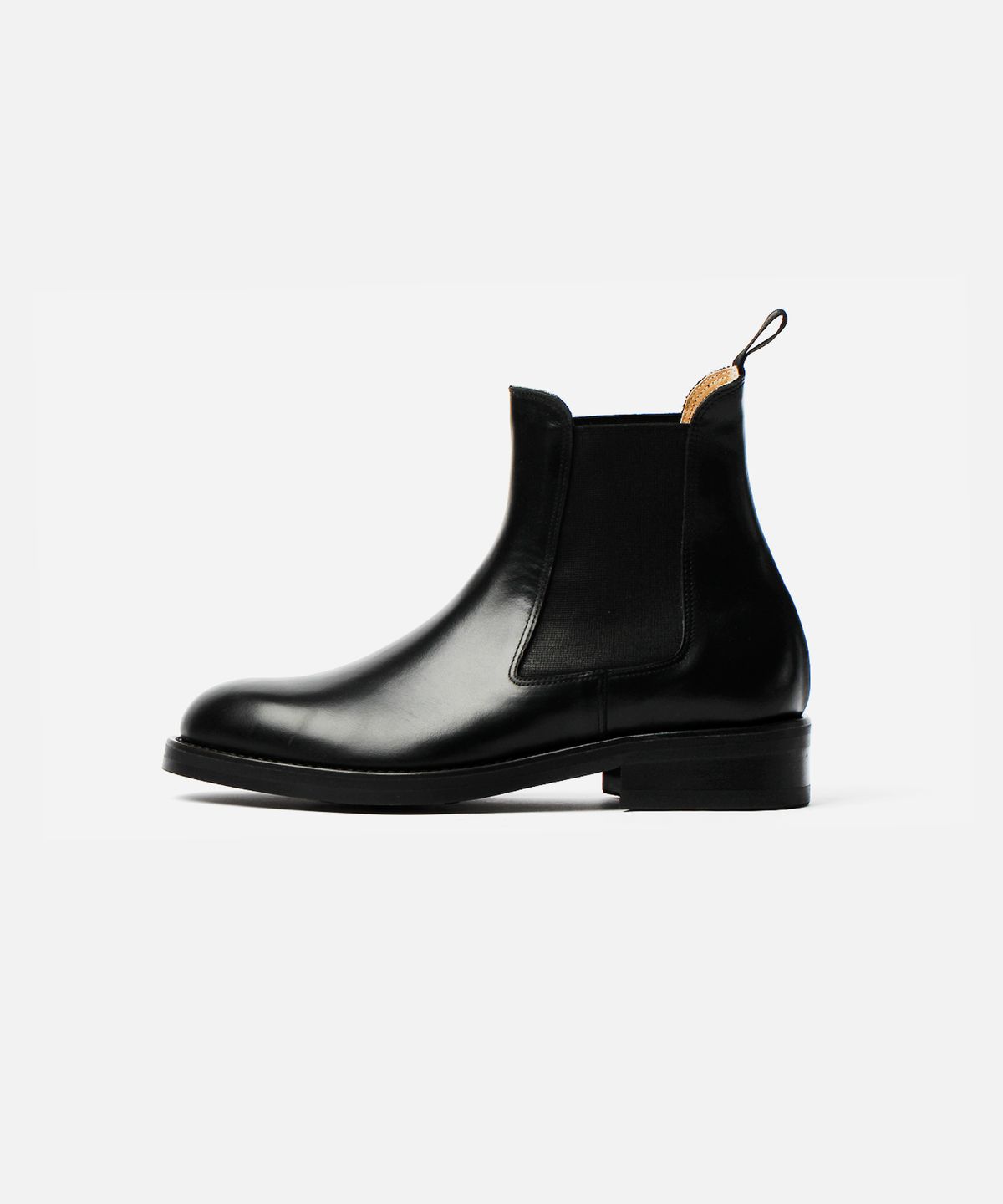 커스텀무드(CUSTOMMOOD) 웰튼 소가죽 첼시부츠 비브람솔(keep black)