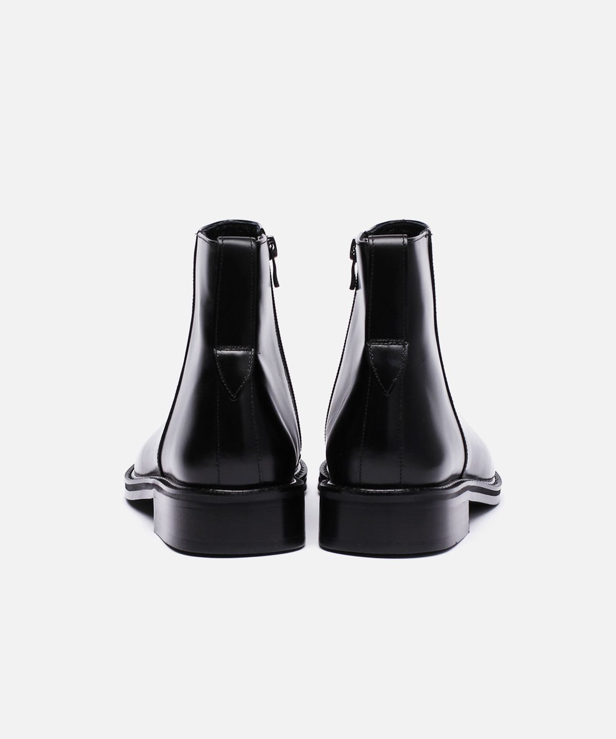 커스텀무드(CUSTOMMOOD) 레인 소가죽 첼시부츠(black fg)