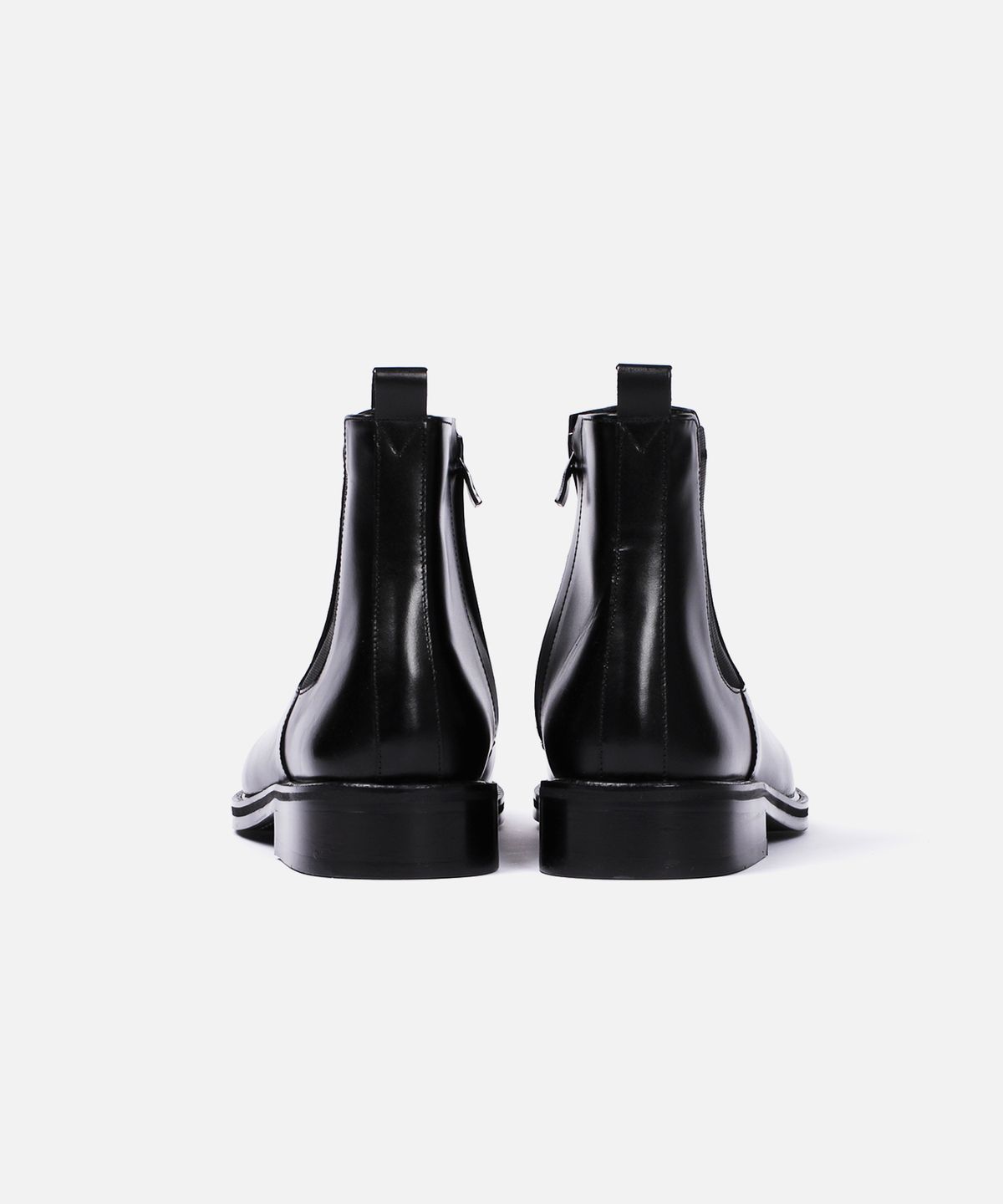 커스텀무드(CUSTOMMOOD) 리첼 소가죽 첼시부츠(black fg)