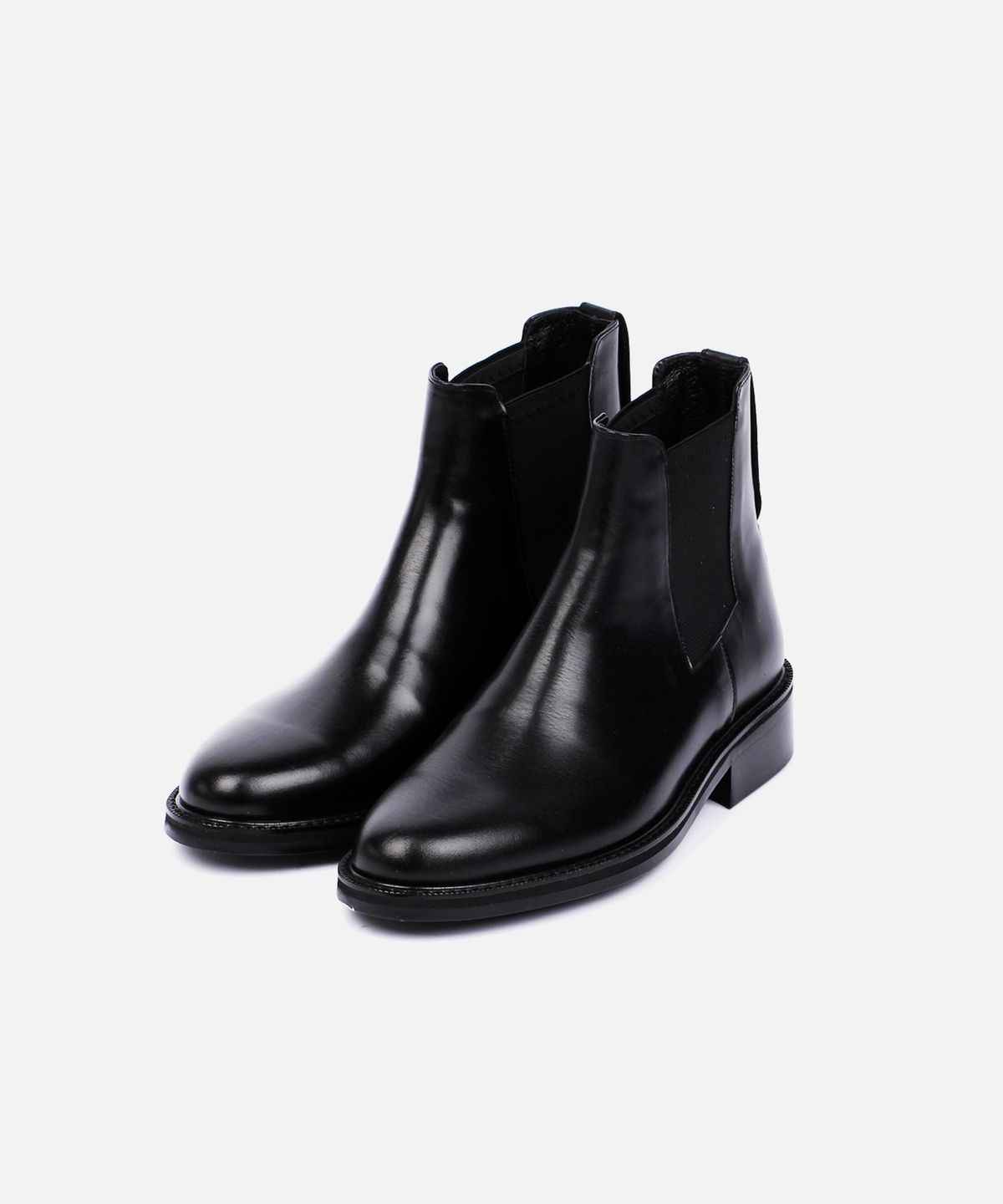 커스텀무드(CUSTOMMOOD) 히든소가죽 첼시부츠(black fg)