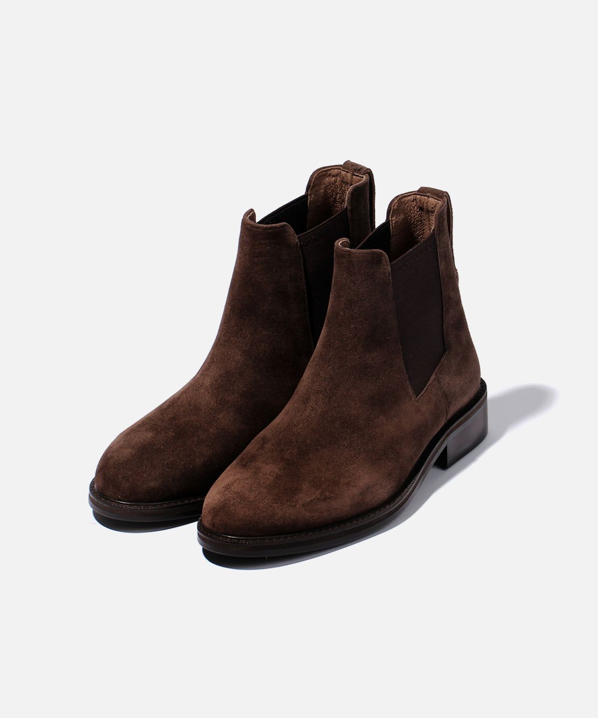 커스텀무드(CUSTOMMOOD) 멜로우 스웨이드 첼시부츠(choco)