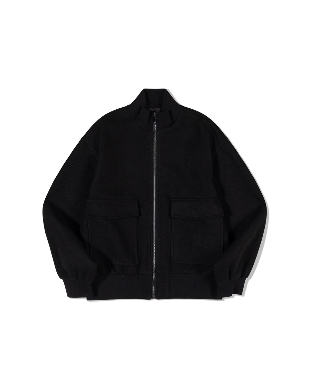 모아(MOAA) Structured Oversized Blouson (BLACK)
