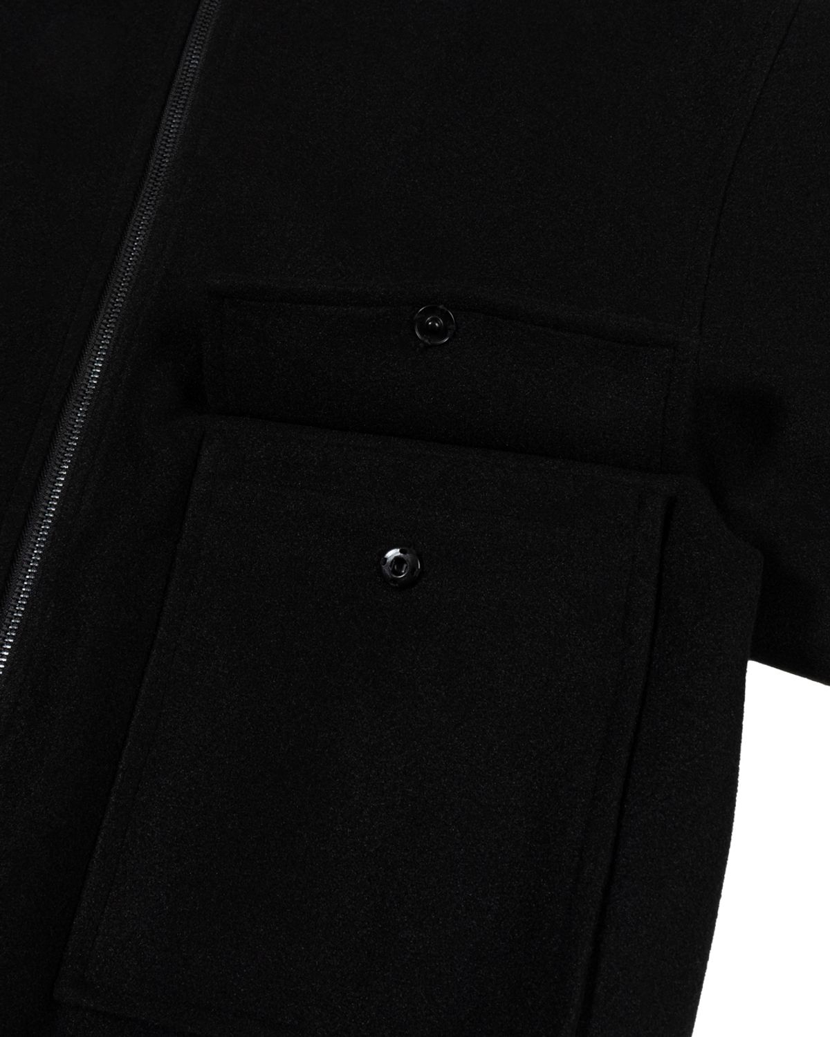 모아(MOAA) Structured Oversized Blouson (BLACK)