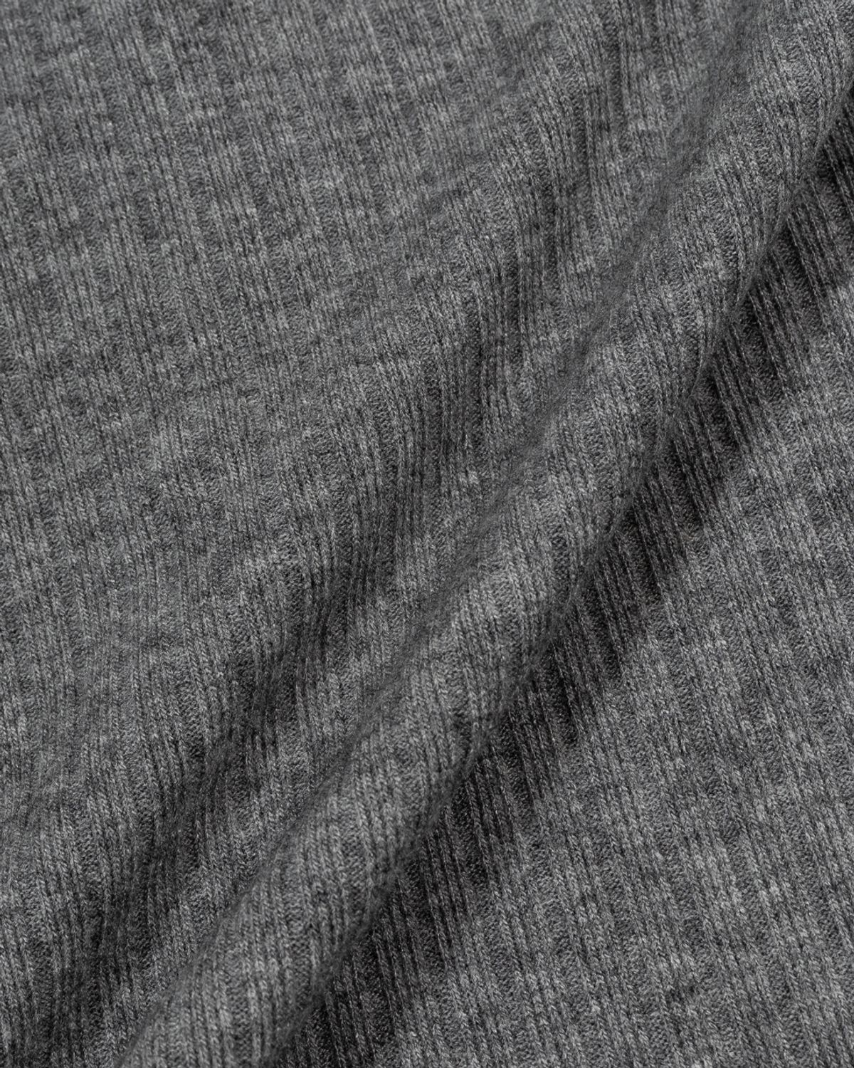 모아(MOAA) Henley Rib Knit Top (GRAY)
