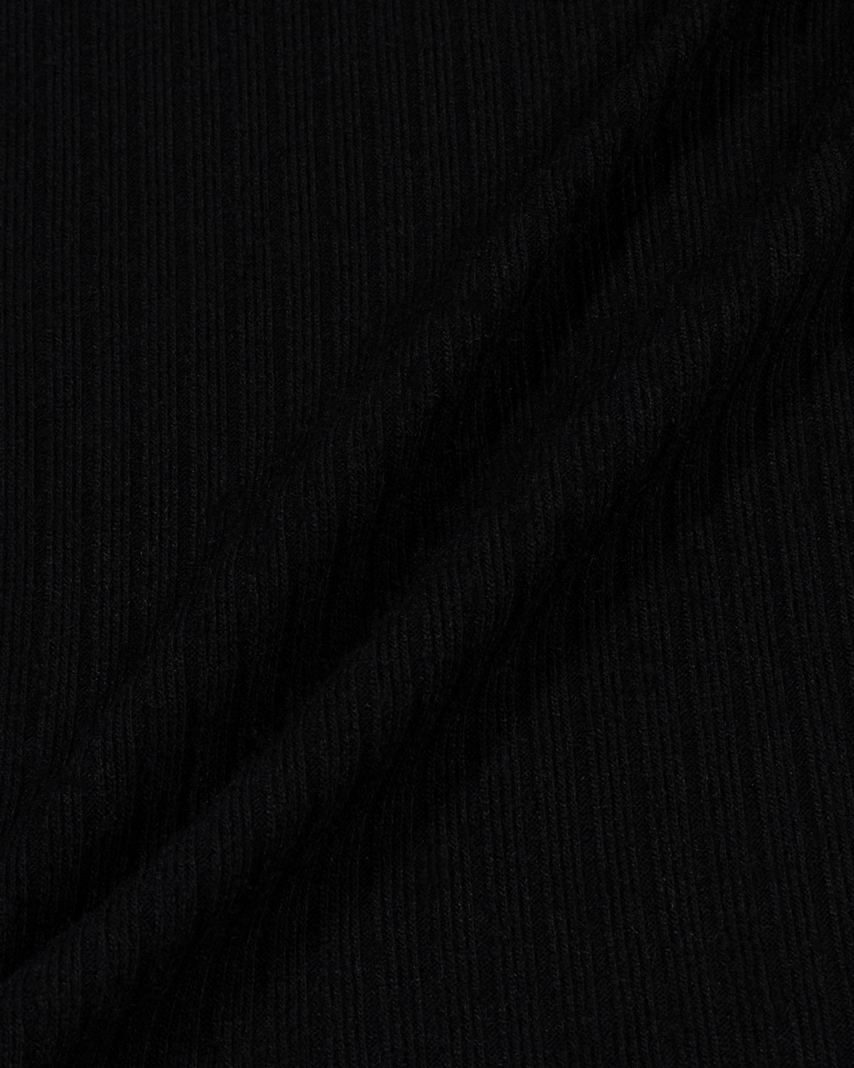 모아(MOAA) Henley Rib Knit Top (BLACK)