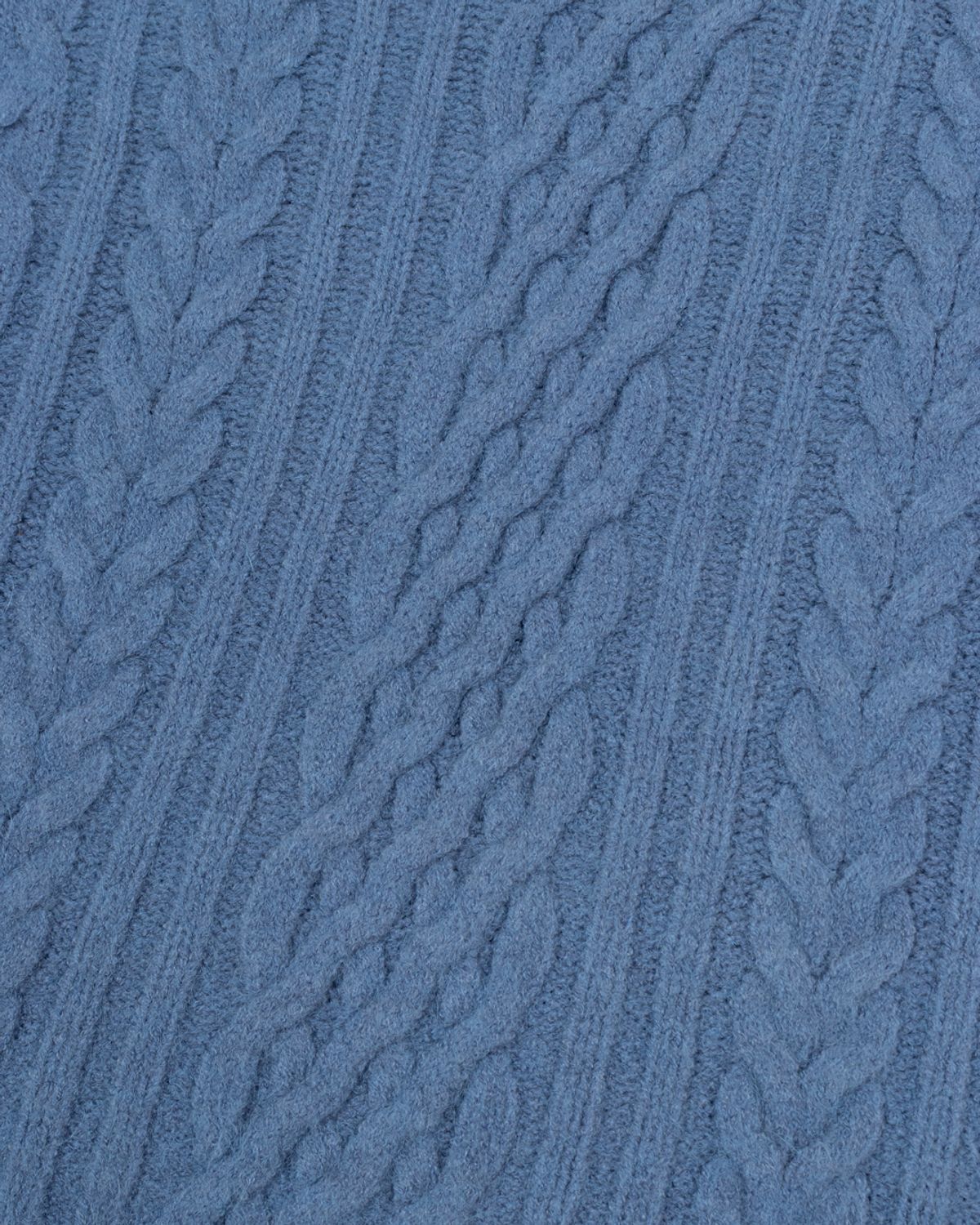 모아(MOAA) Classic Cable Knit Top (AZURE)