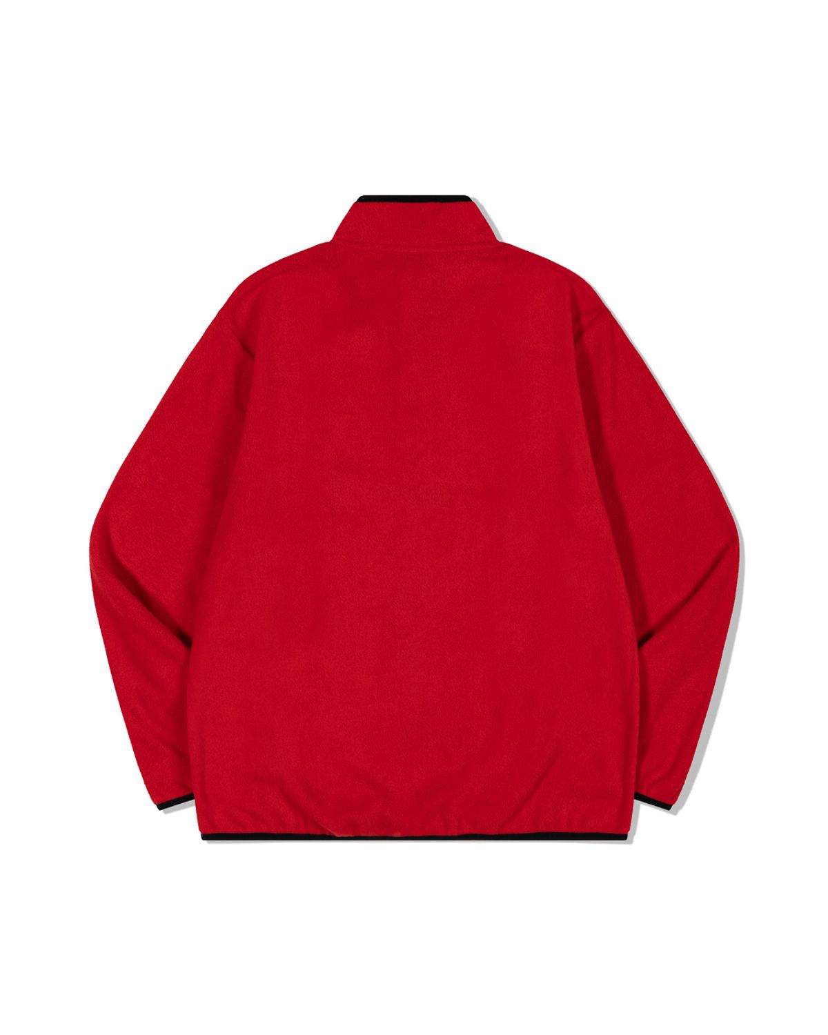 모아(MOAA) Half-Button Fleece Pullover (RED)