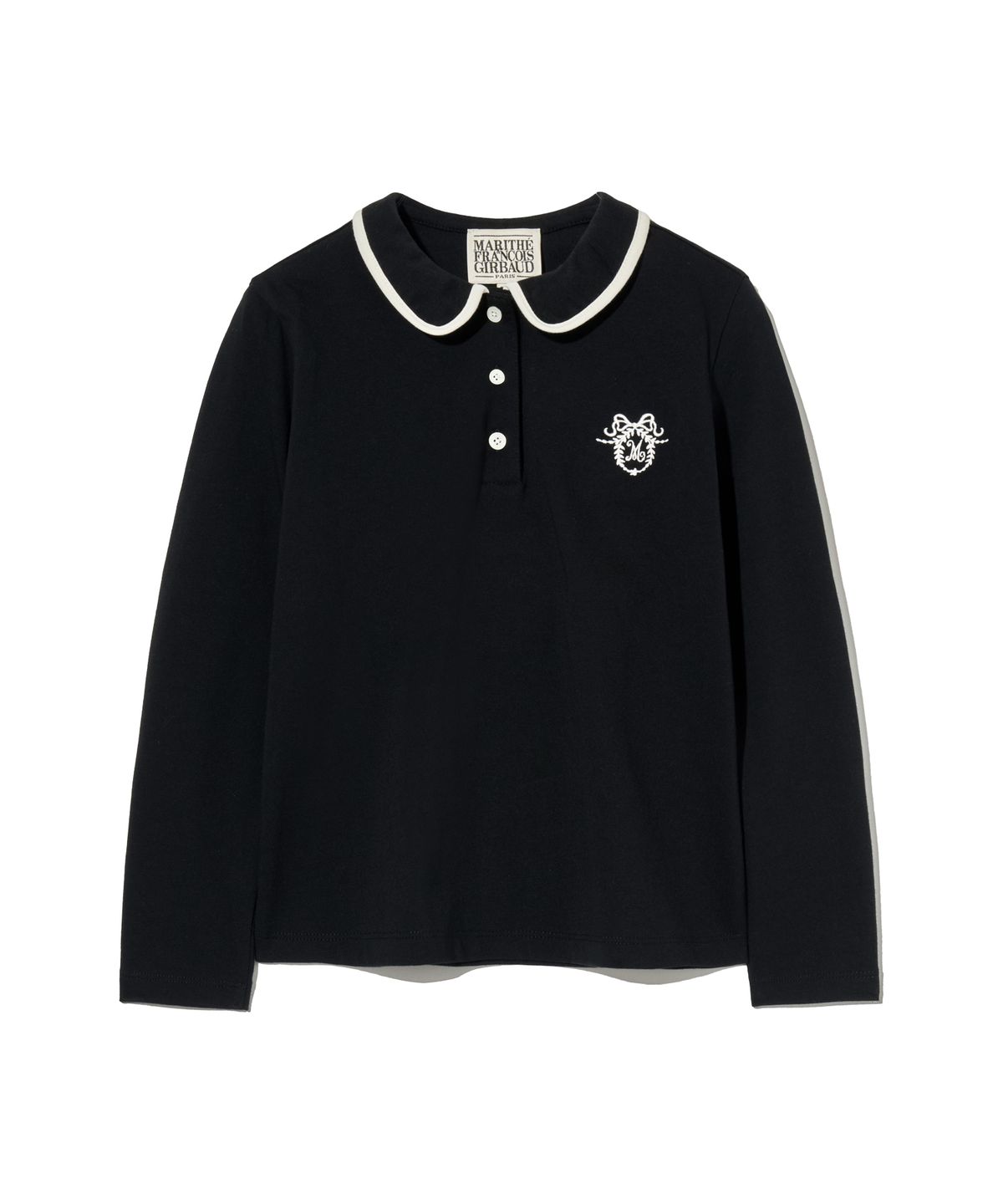 마리떼 키즈(MARITHÉ KIDS) KIDS W COLLAR LONG SLEEVE black