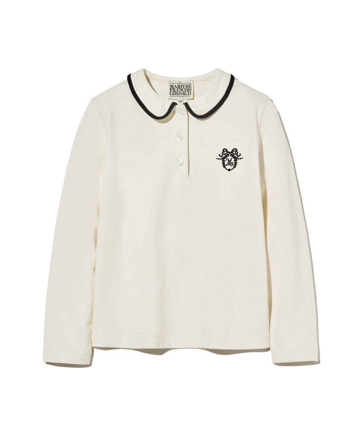 마리떼 키즈(MARITHÉ KIDS) KIDS W COLLAR LONG SLEEVE ivory