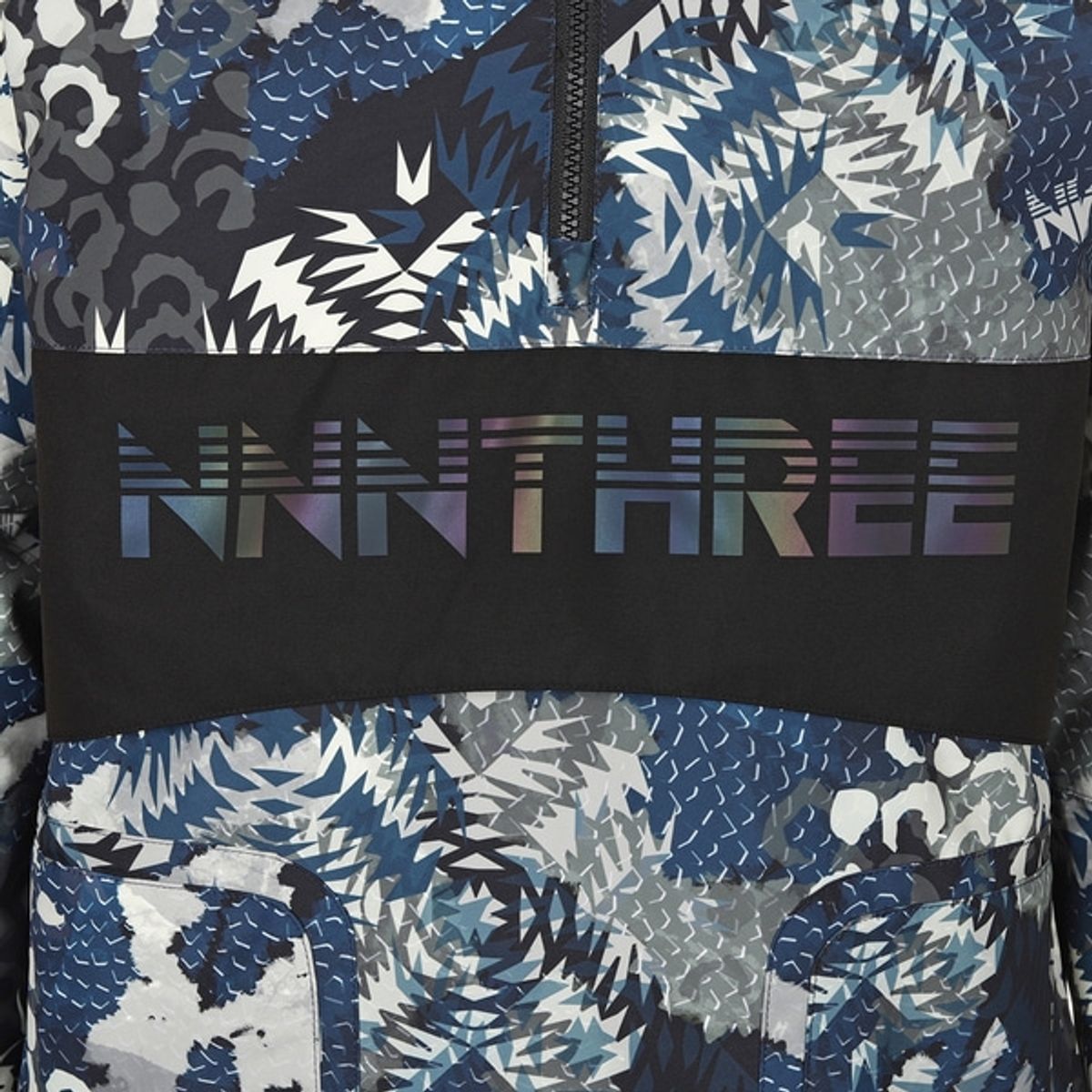 엔쓰리(NNN) 2324 NNN - Bliss23 Anorak - JACKET - 카모+블랙  ( 남녀공용 스노우보드복 자켓 )
