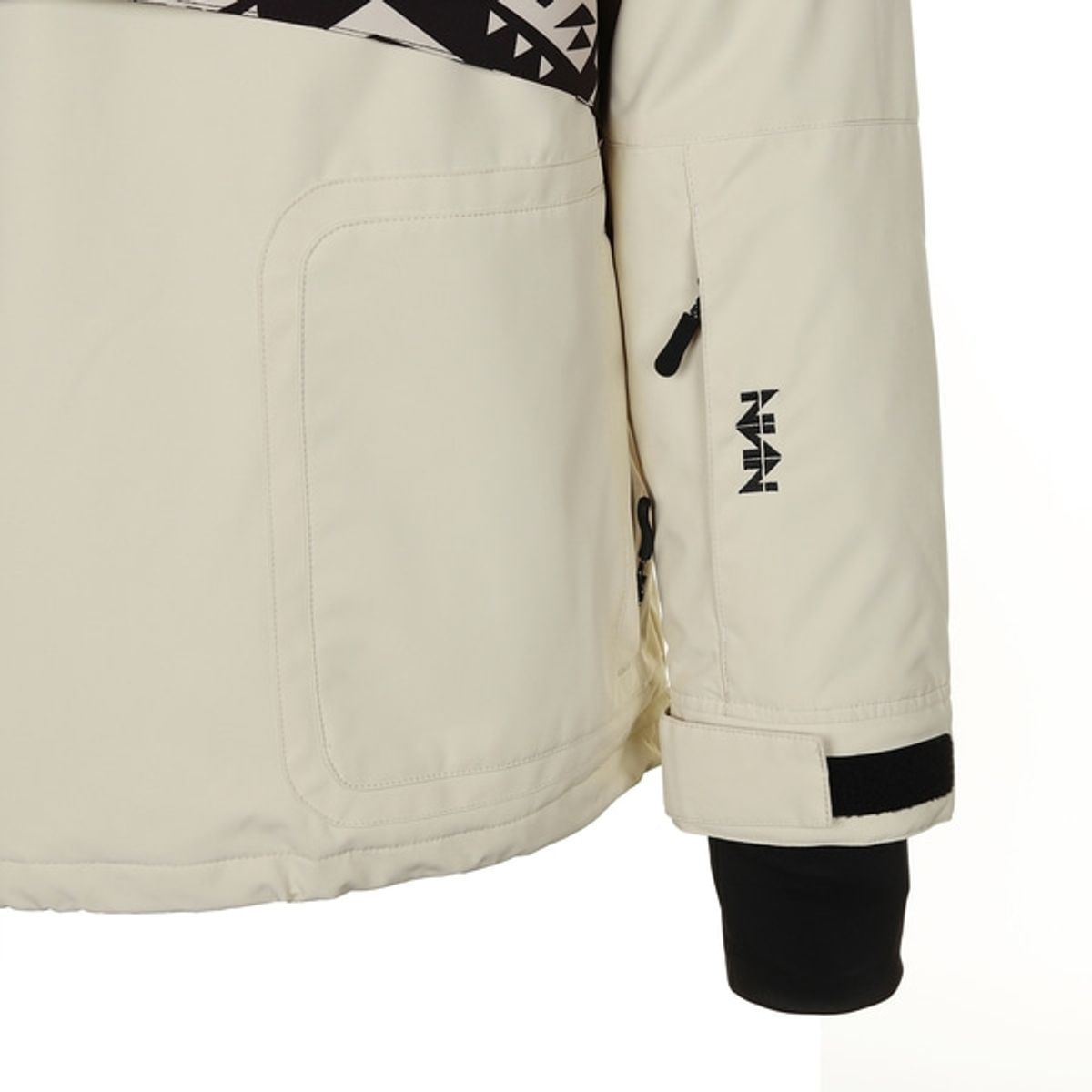 엔쓰리(NNN) 2324 NNN - Bliss23 Anorak - JACKET - 아이보리+패턴  ( 남녀공용 스노우보드복 자켓 )