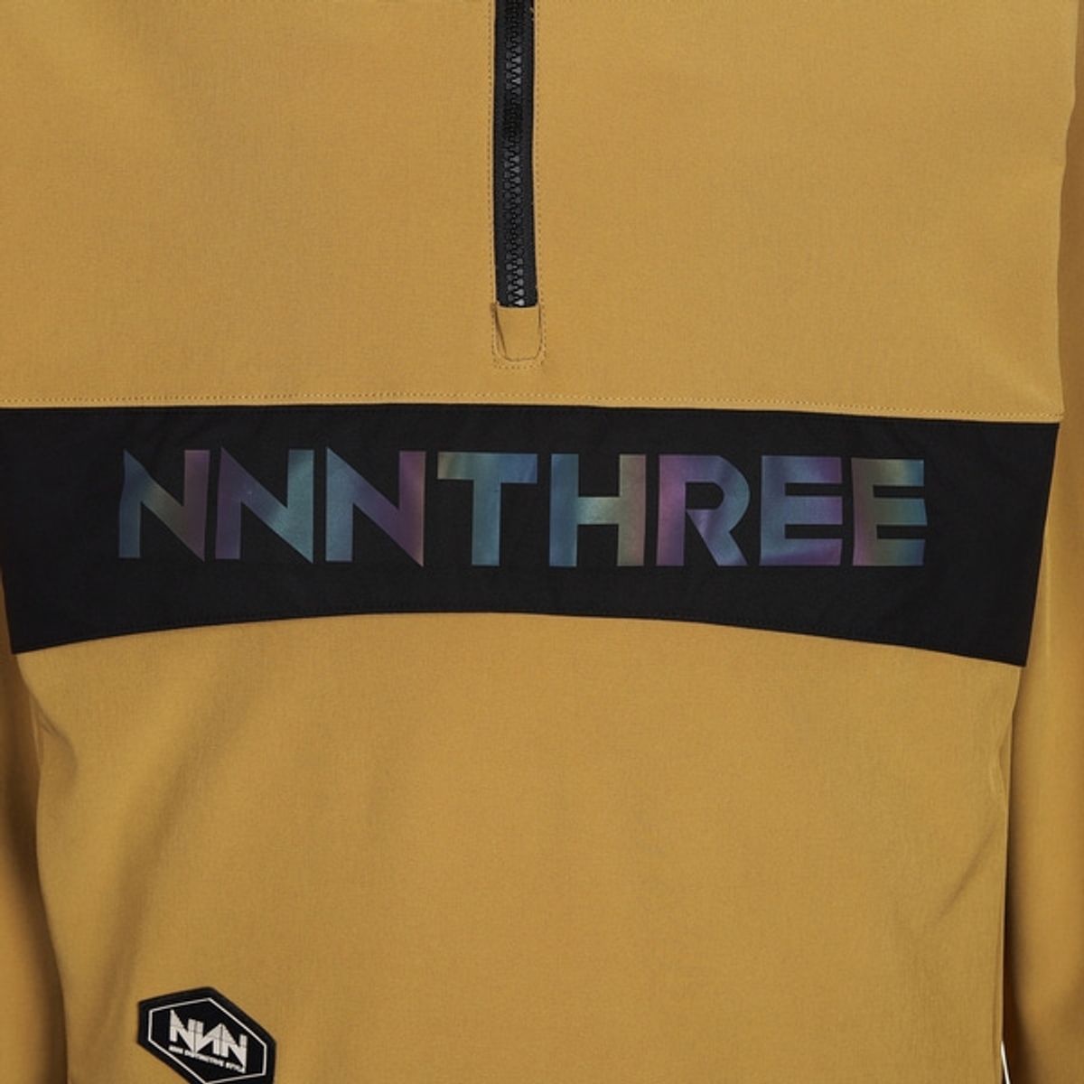 엔쓰리(NNN) 2324 NNN - 3L 기모 RD77 Hood Anorak - JACKET - 진베이지+블랙 ( 남녀공용 스노우보드복 자켓 )