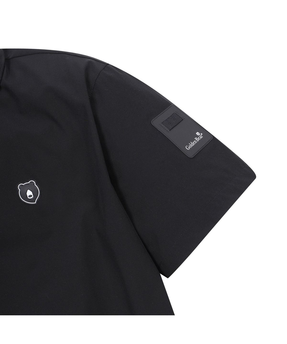 골든베어(GOLDEN BEAR) Stretchable Woven Collar Sweatshirt_G4TAM25151BKX
