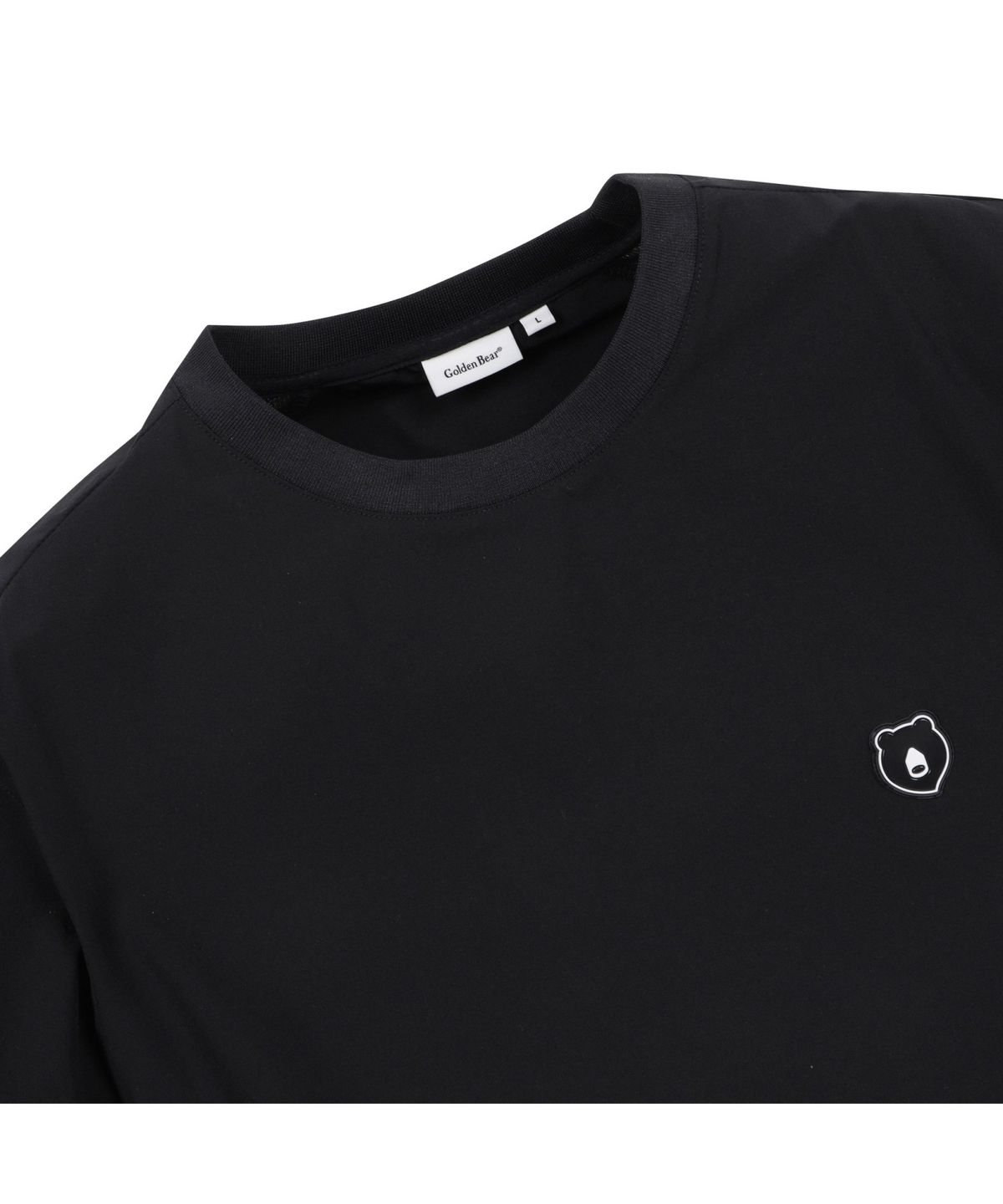 골든베어(GOLDEN BEAR) Stretchable Woven Crewneck Sweatshirt_G4TAM25141BKX