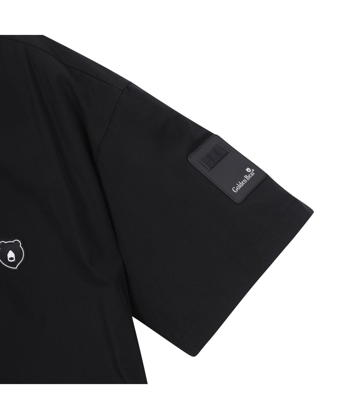 골든베어(GOLDEN BEAR) Stretchable Woven Crewneck Sweatshirt_G4TAM25141BKX