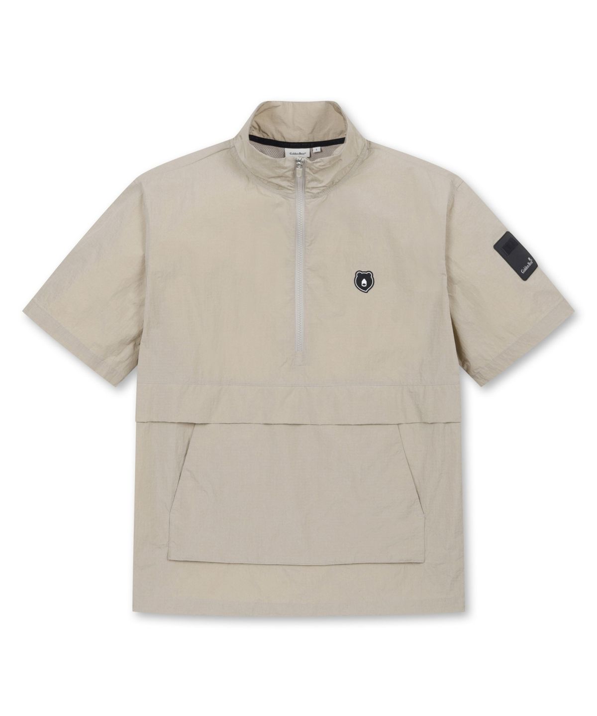 골든베어(GOLDEN BEAR) Ribstop Standcollar 1/2 Sleeves Anorak_G4TAM25161BEX