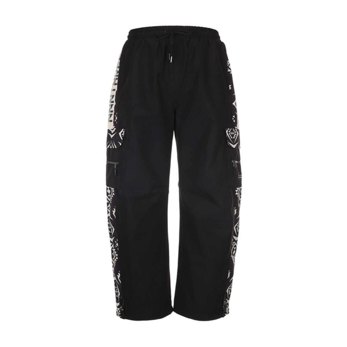 엔쓰리(NNN) 2324 NNN - 2color Cago standard -PANTS - 블랙+패턴 ( 남녀공용 스노우보드복 팬츠 )