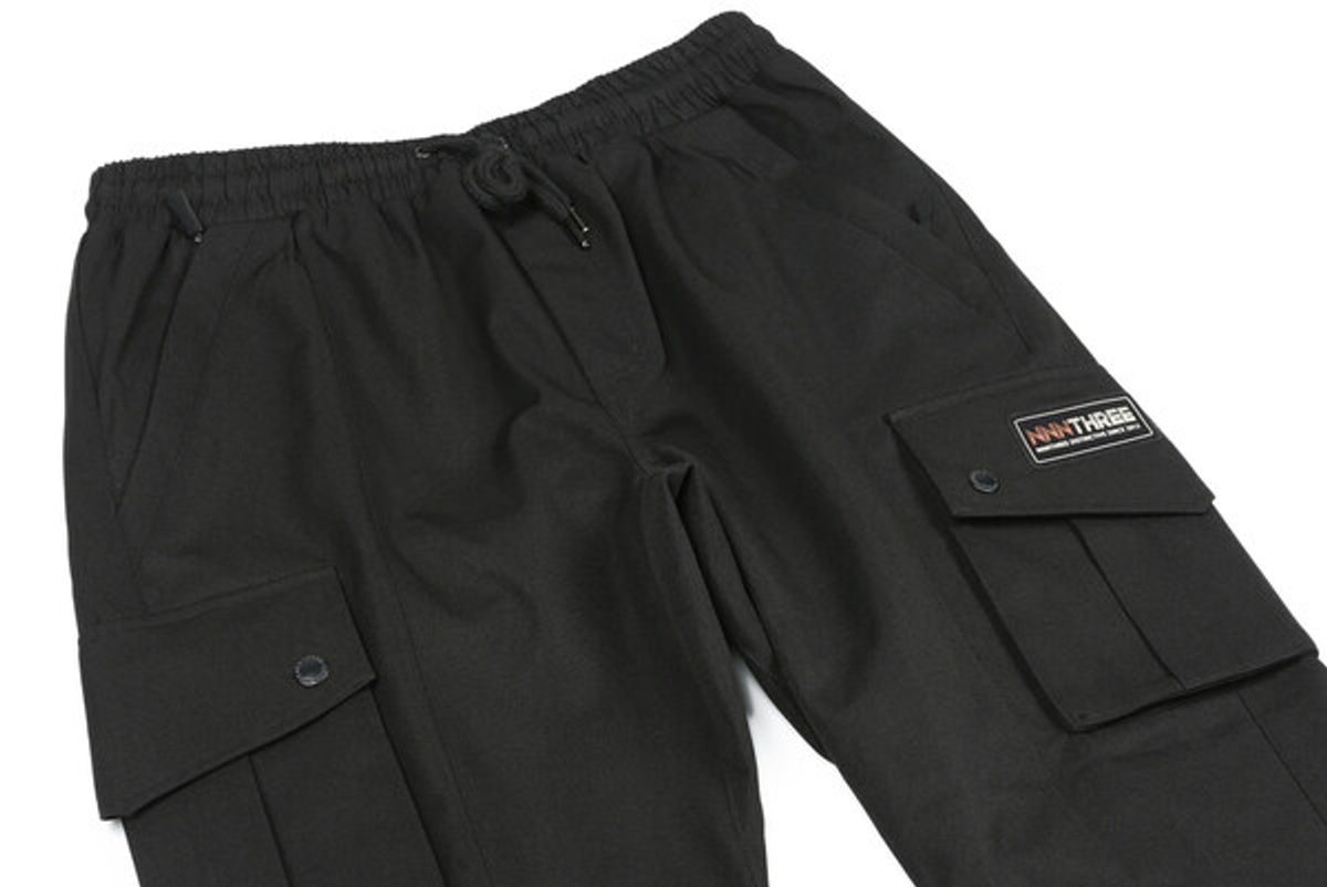 엔쓰리(NNN) 2324 NNN - NJ23 Cago Jogger - PANTS - 블랙 ( 남녀공용 스노우보드복 팬츠 )