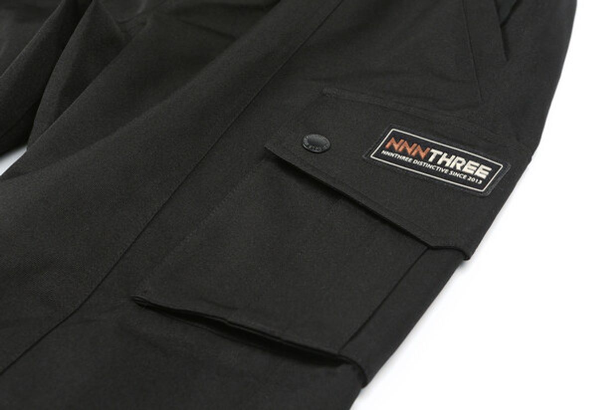 엔쓰리(NNN) 2324 NNN - NJ23 Cago Jogger - PANTS - 블랙 ( 남녀공용 스노우보드복 팬츠 )