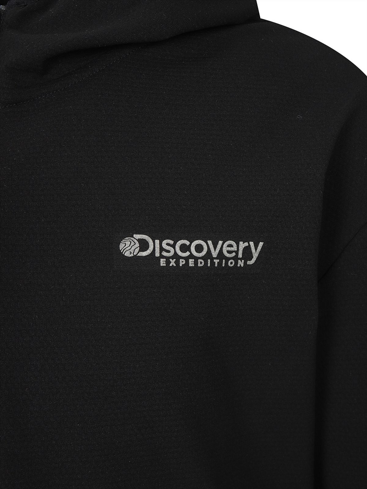 디스커버리 익스페디션(DISCOVERY EXPEDITION) 남성 기능성 소재 반집업 후드티셔츠 (BLACK)