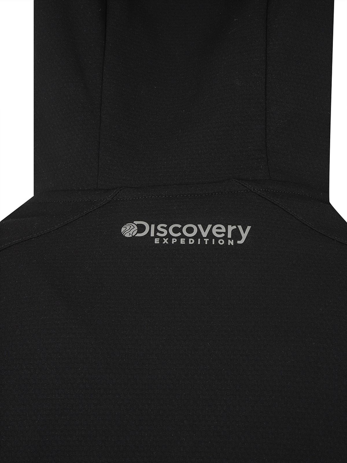 디스커버리 익스페디션(DISCOVERY EXPEDITION) 남성 기능성 소재 반집업 후드티셔츠 (BLACK)